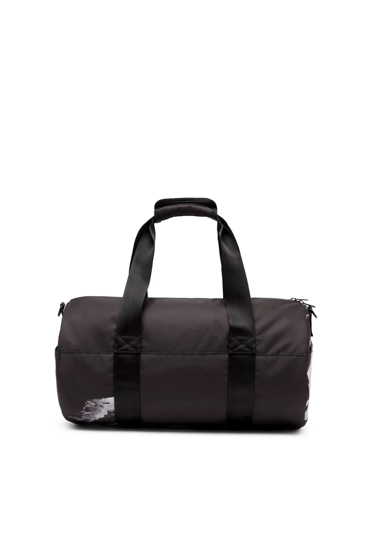 Black Rave Duffle X-Duffle bag in logo-printed fabric
