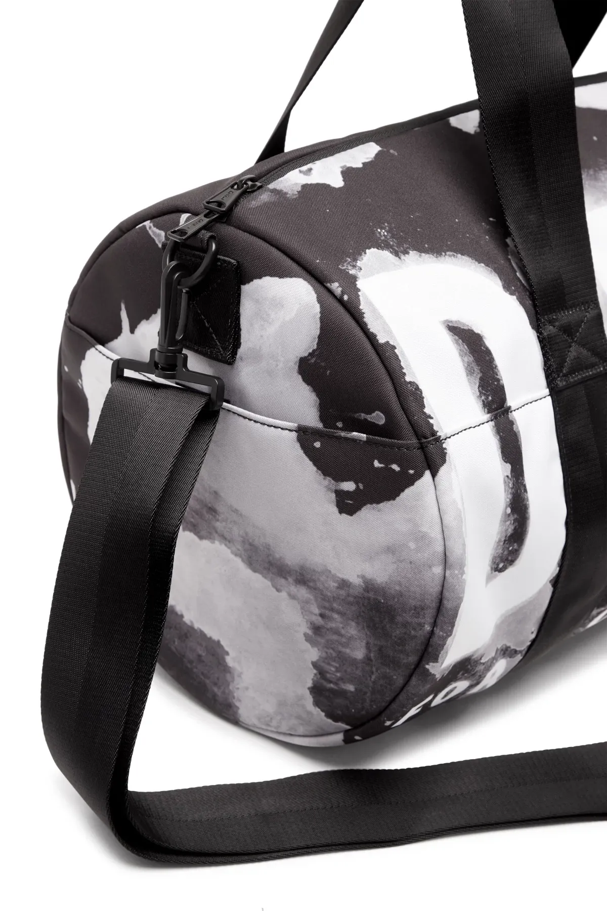 Black Rave Duffle X-Duffle bag in logo-printed fabric