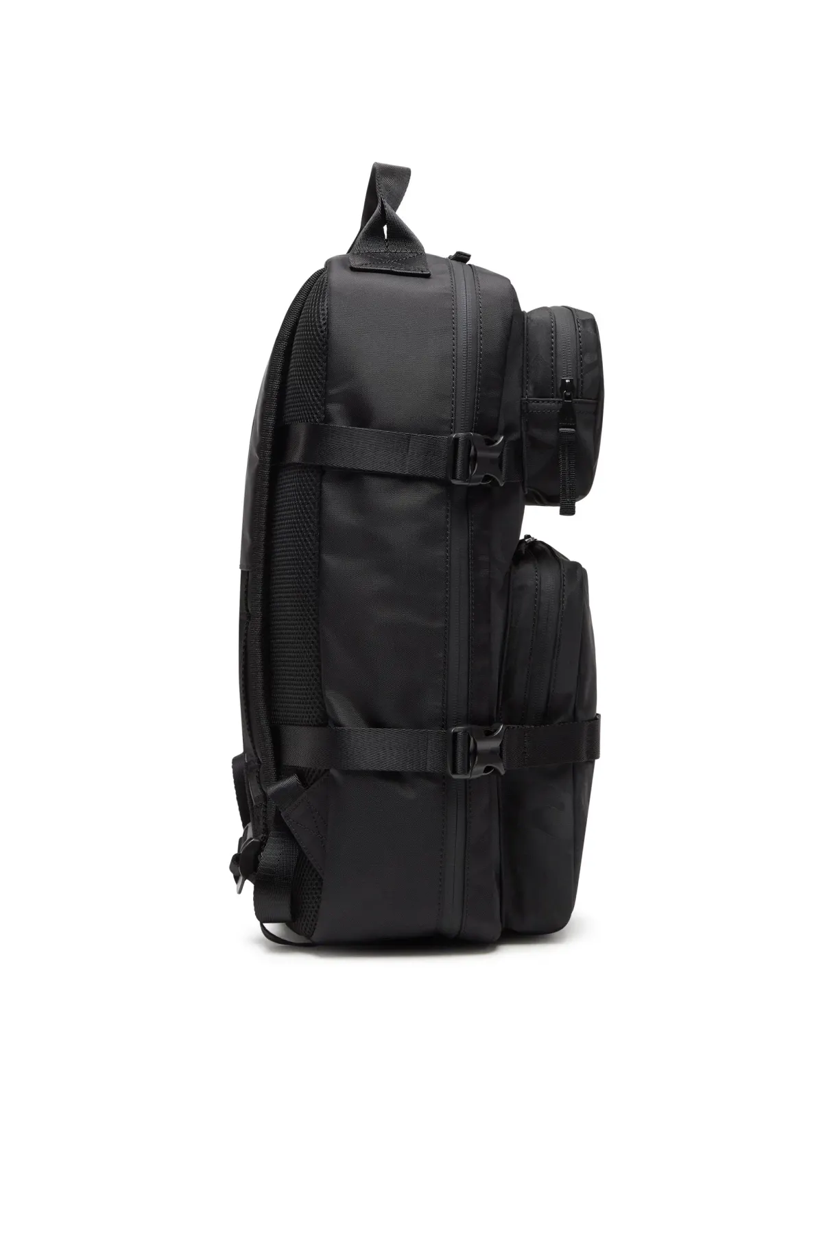 Black Dsrt-Utility backpack in printed nylon