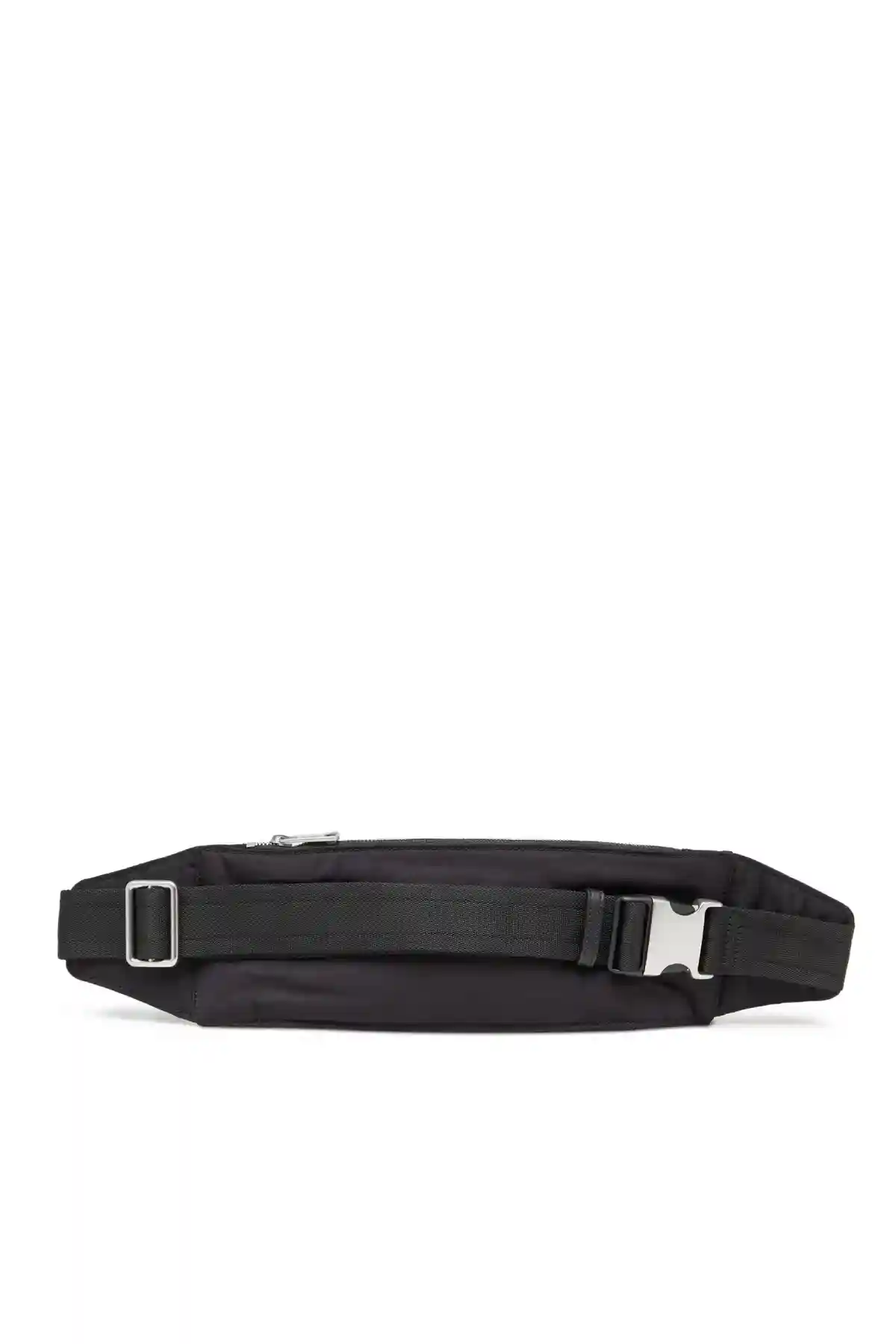 Black Logos-Belt bag in recycled nylon