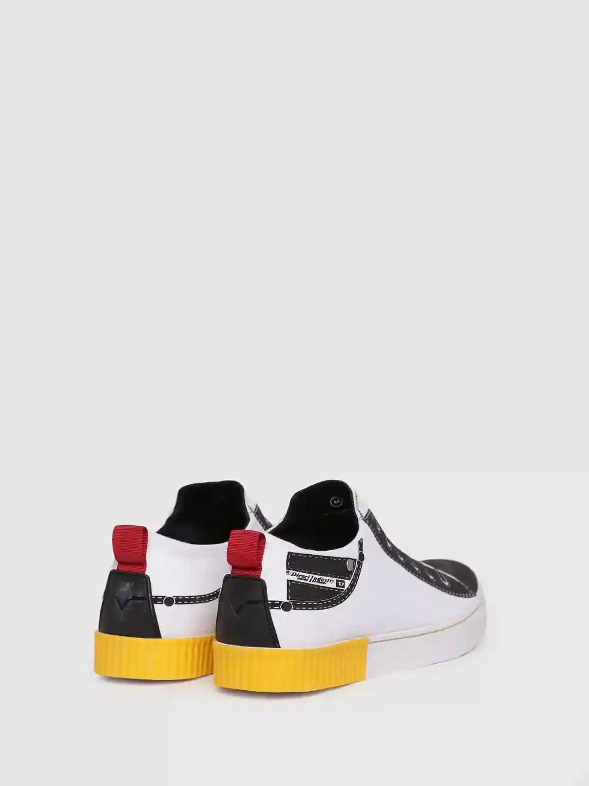 Grey Slip-on sneakers in cotton with pocket
