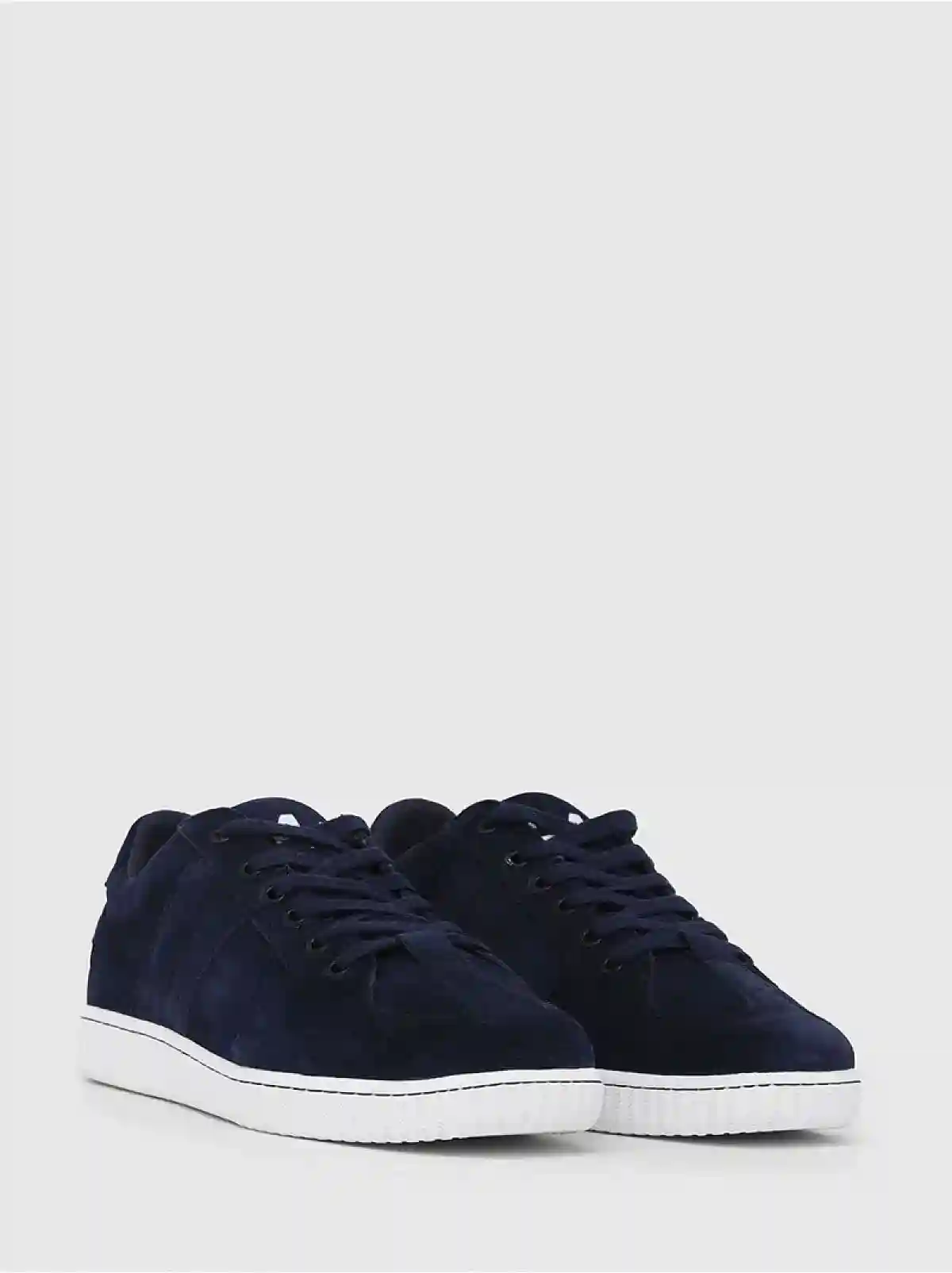 Black Low top sneakers in suede