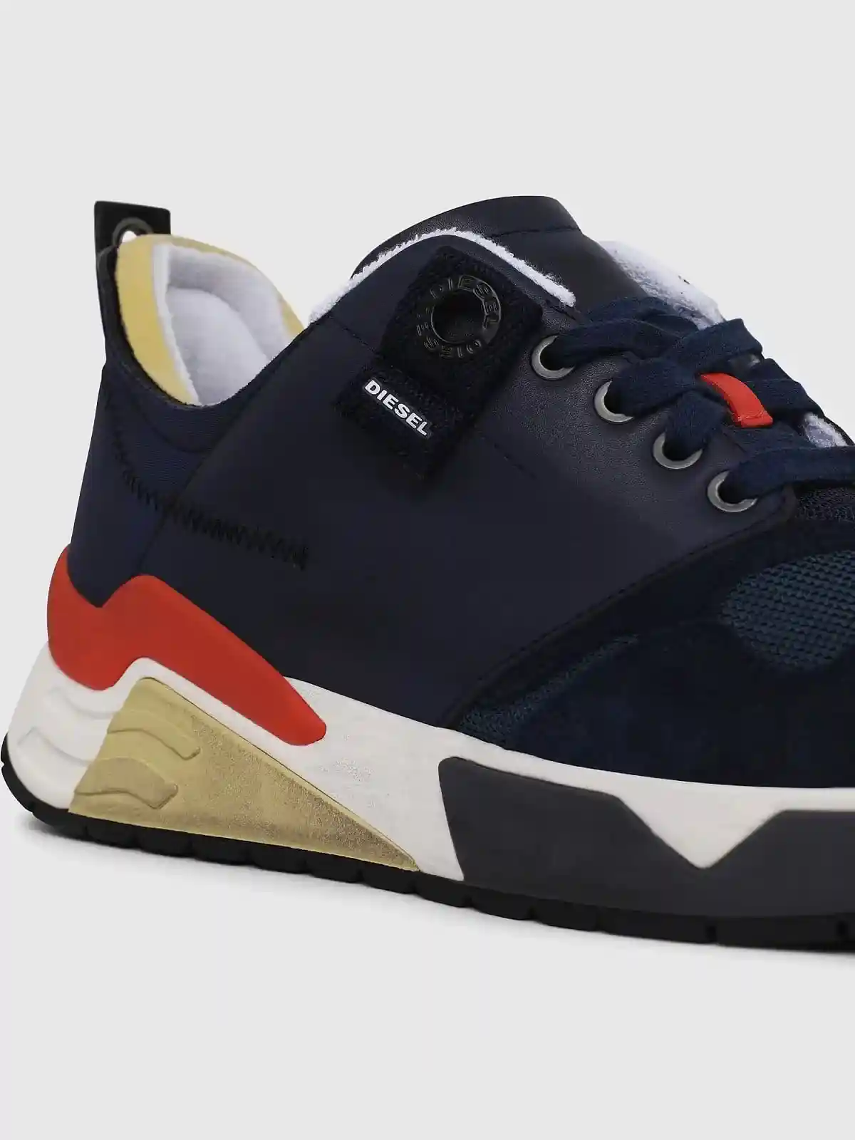 Blue Low top sneakers with chunky sole