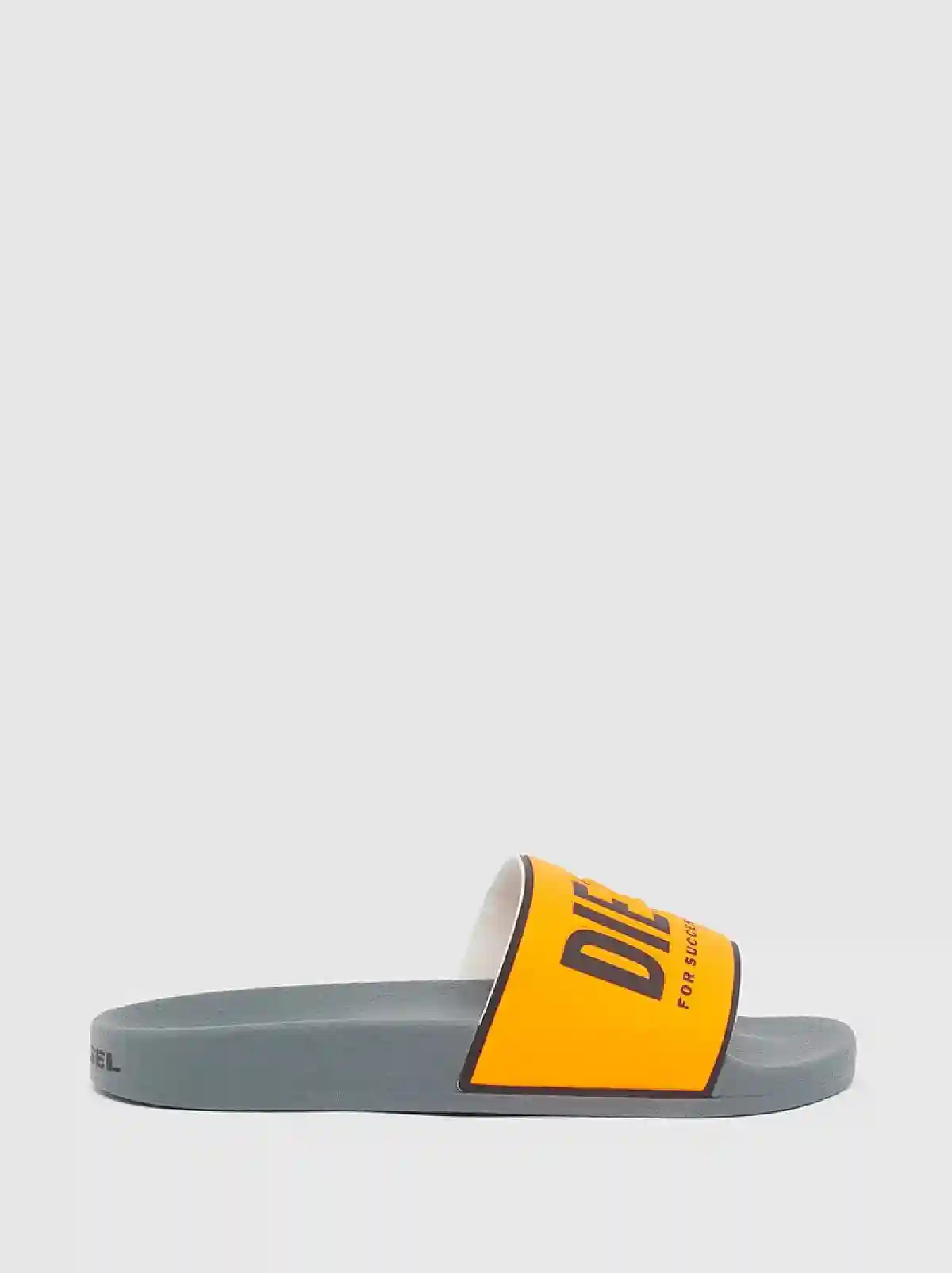Black Slides with fluo logo band