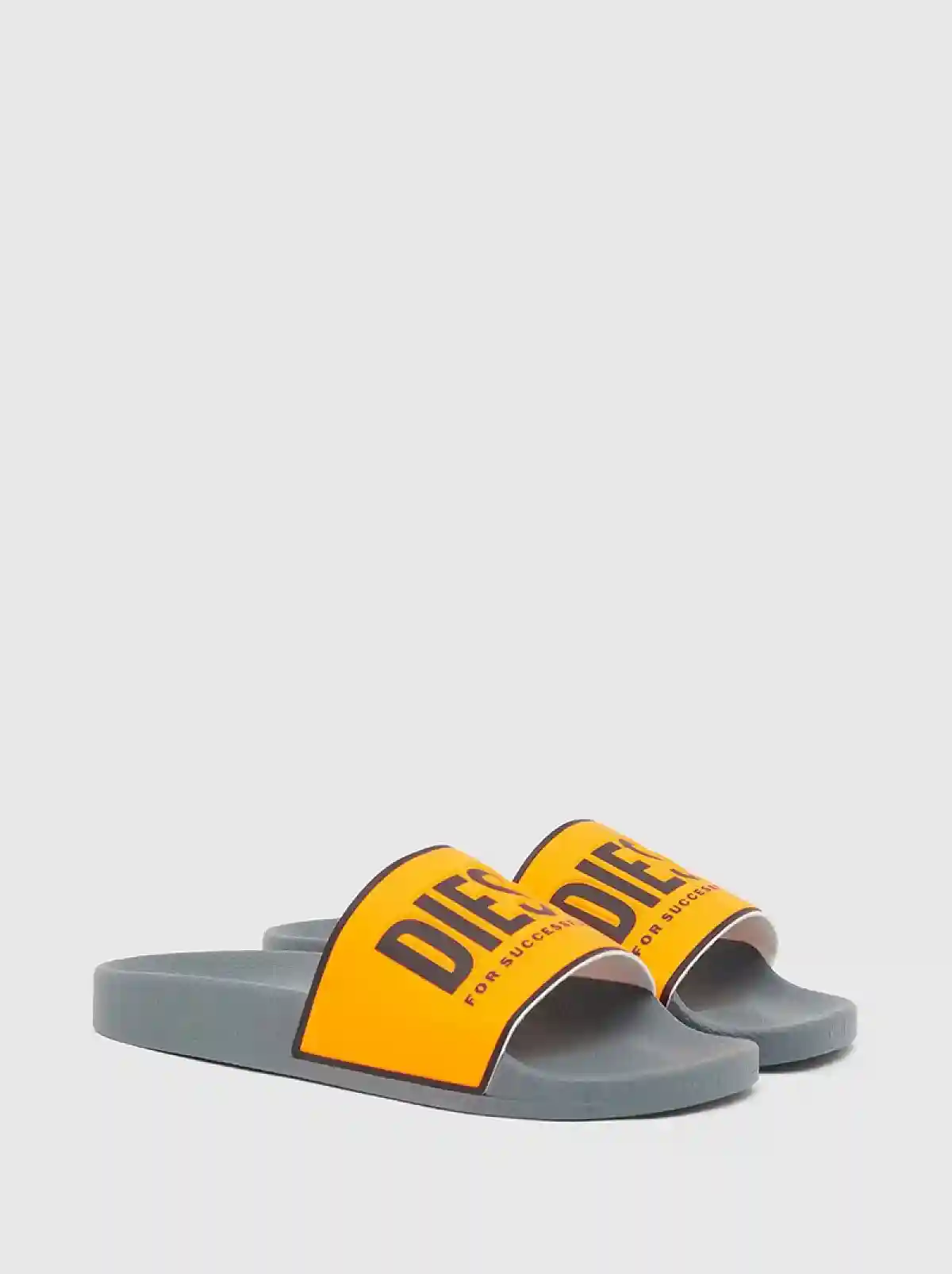Black Slides with fluo logo band
