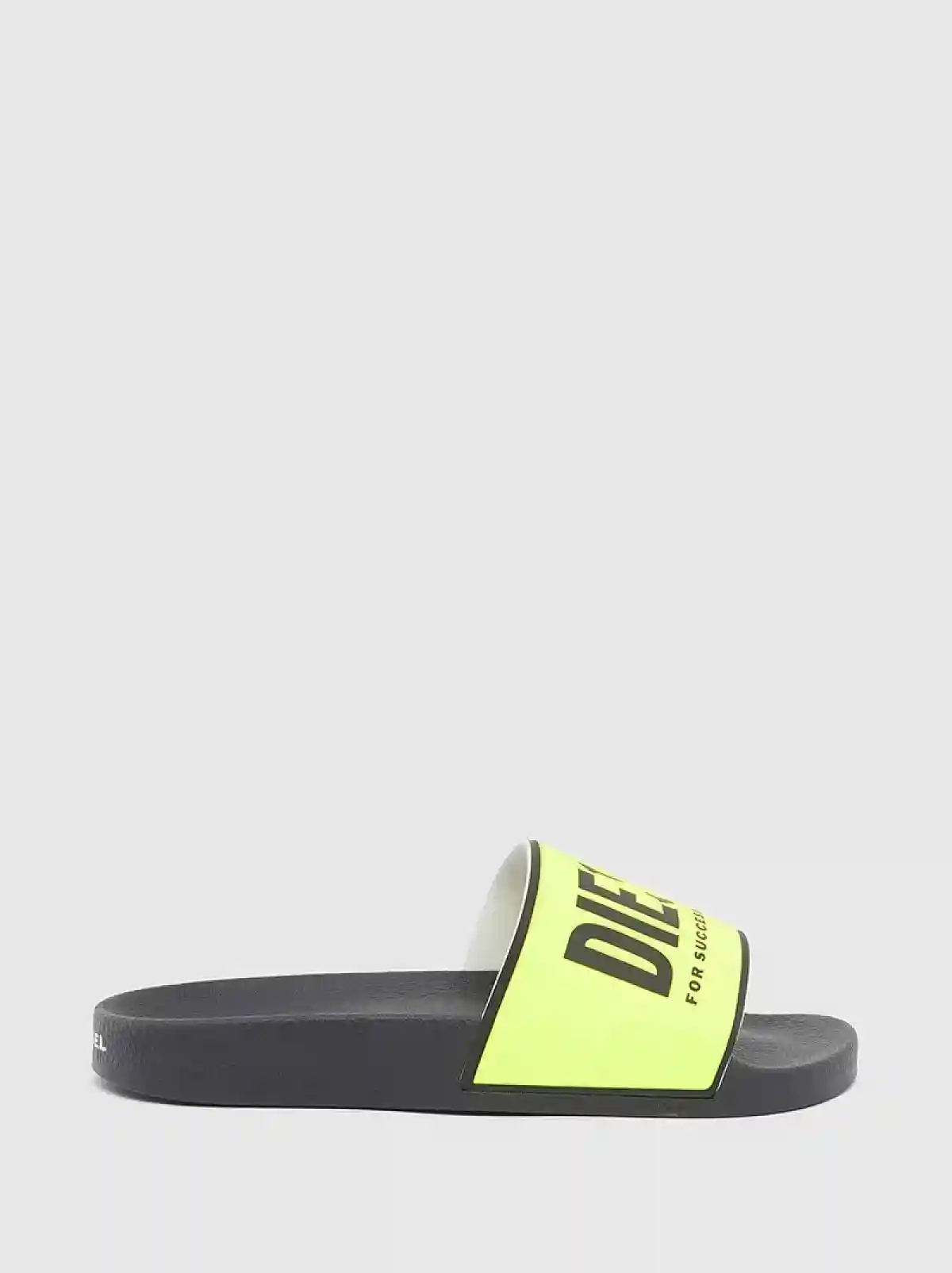 Black Slides with fluo logo band