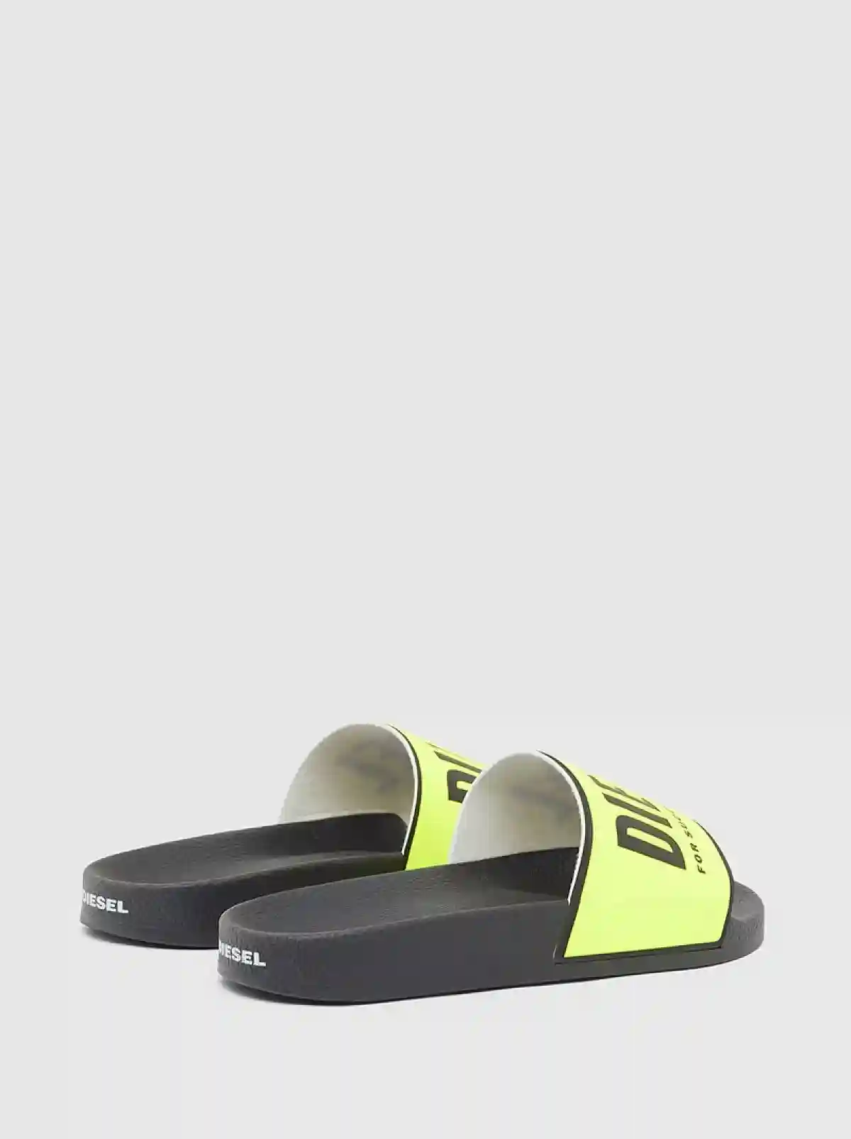 Black Slides with fluo logo band
