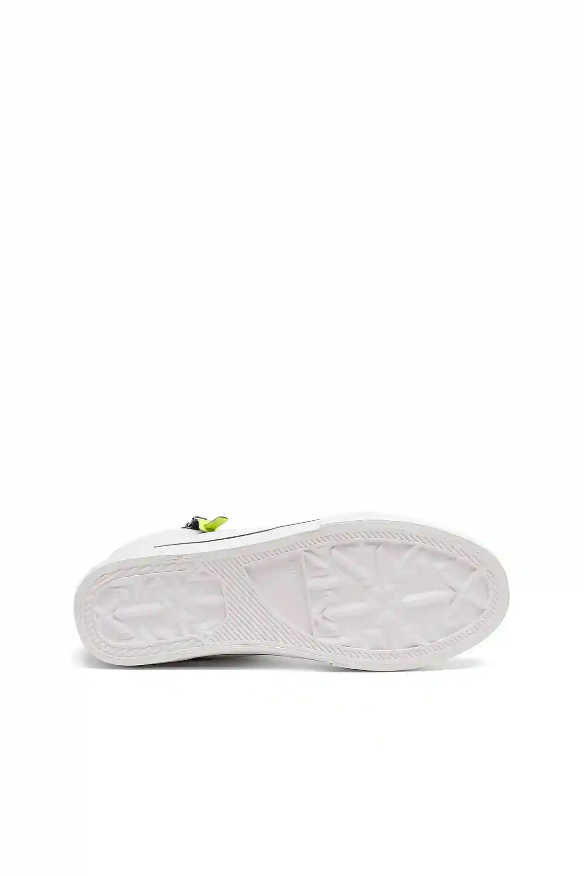 White S-Dvelows-High-top sneakers in panelled suede