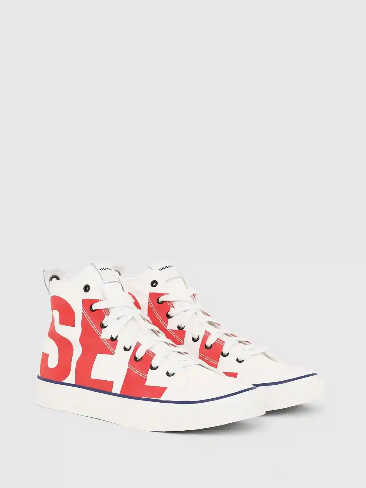 White High-top sneakers in cotton canvas