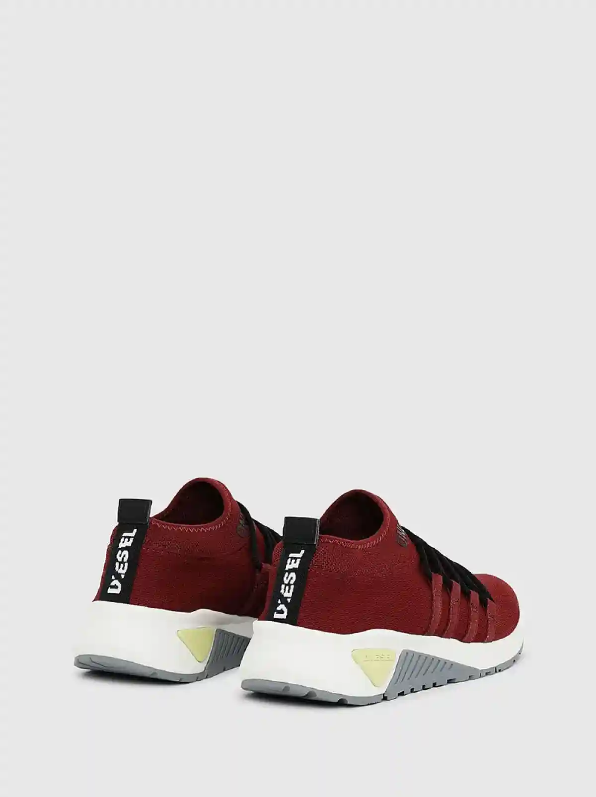 Red Slip-on sneakers in polyester knit