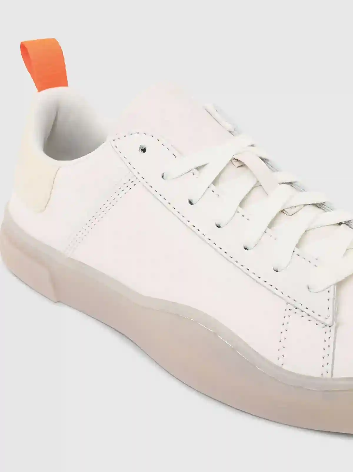 White Low-top sneakers with dictionary logo