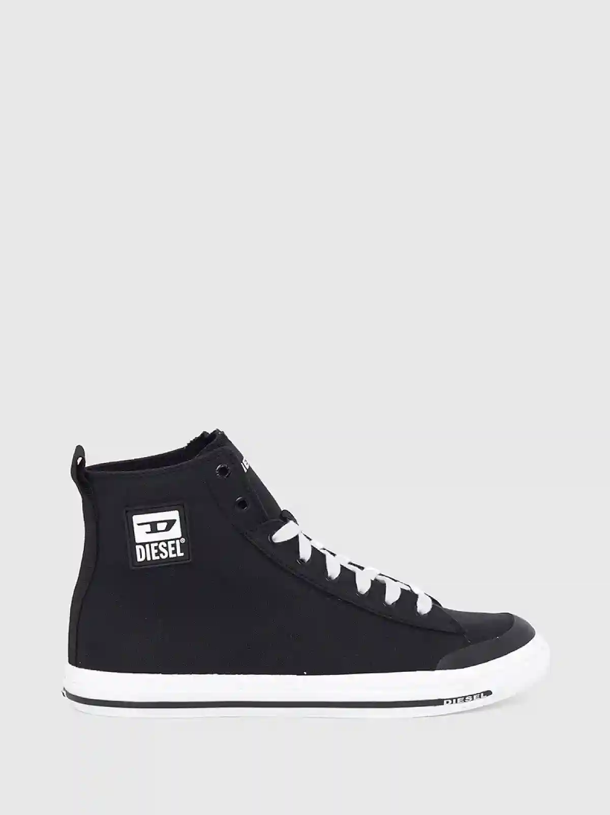 Black High-top sneakers in canvas