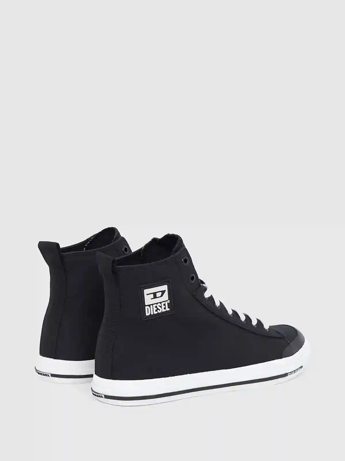 Black High-top sneakers in canvas