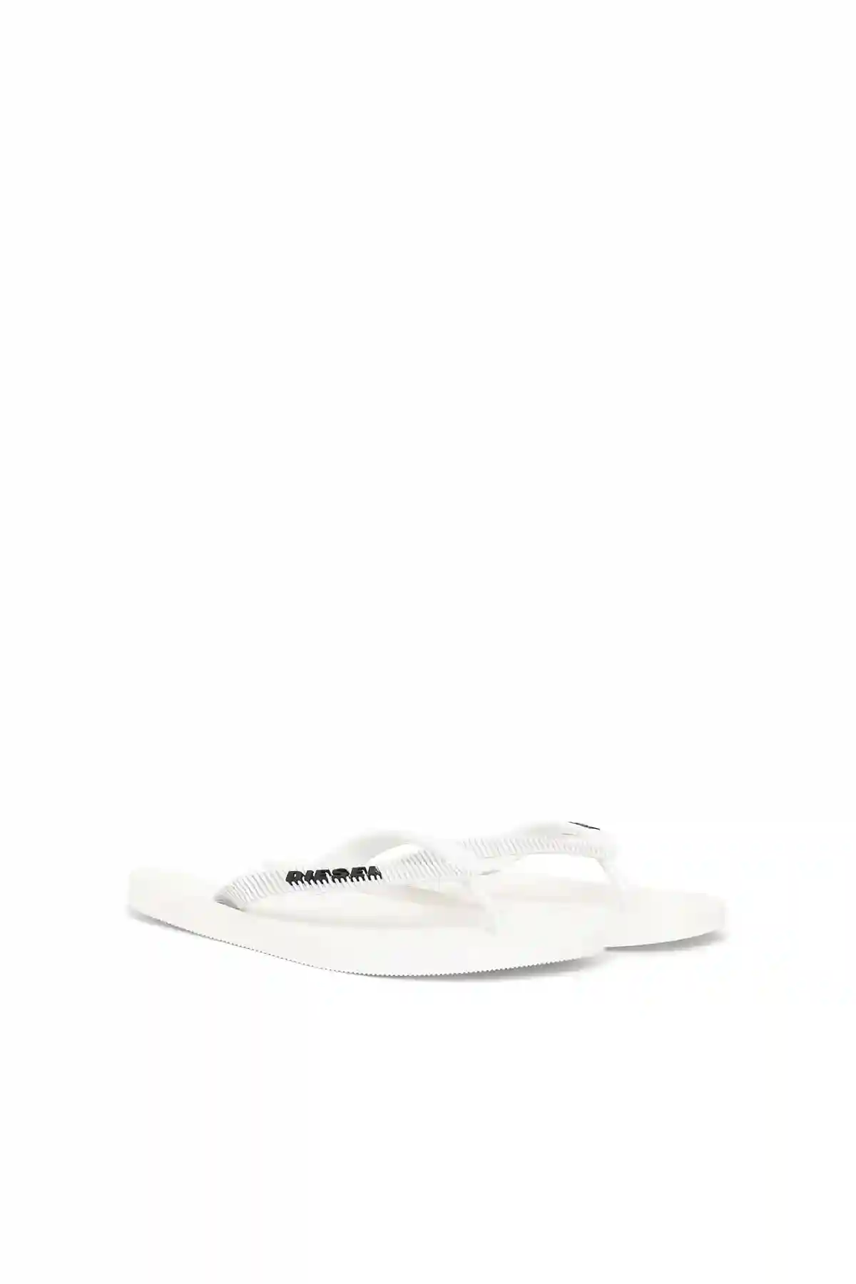 White Flip flops
