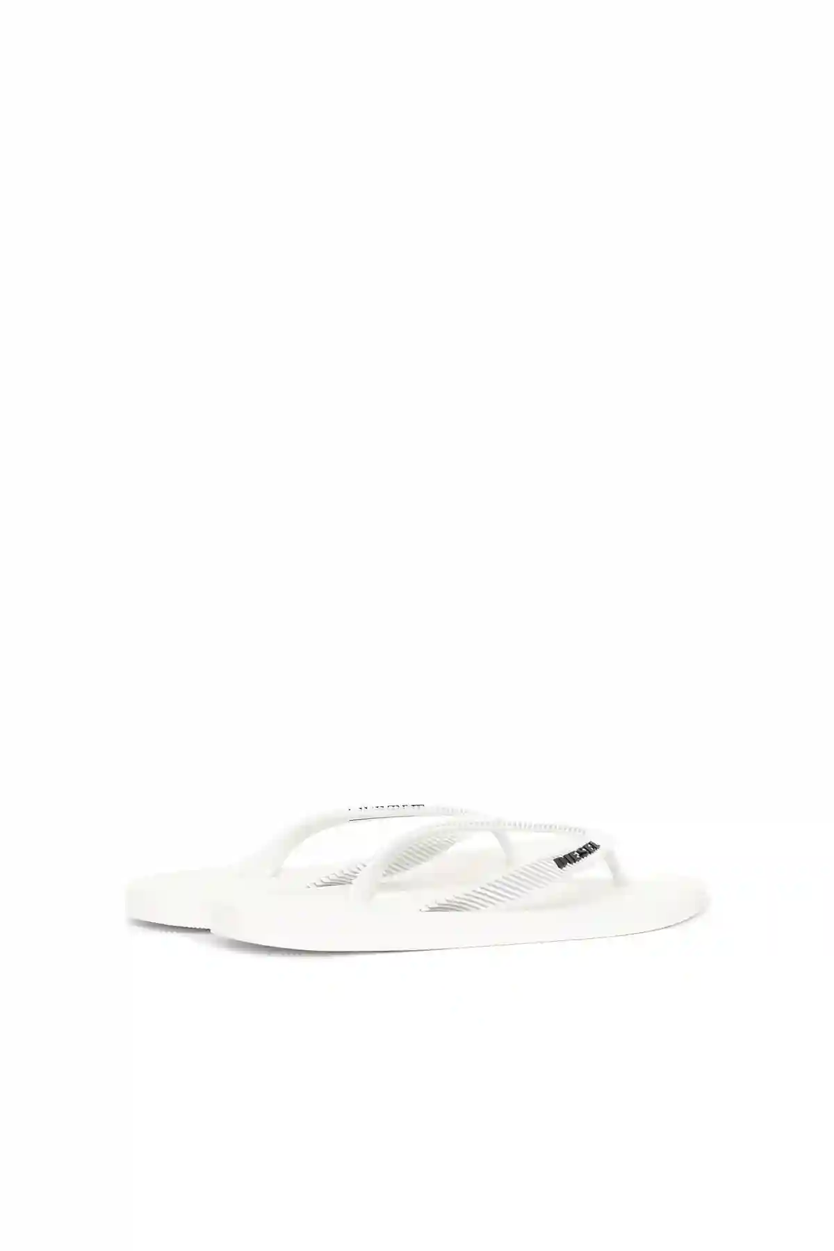 White Flip flops
