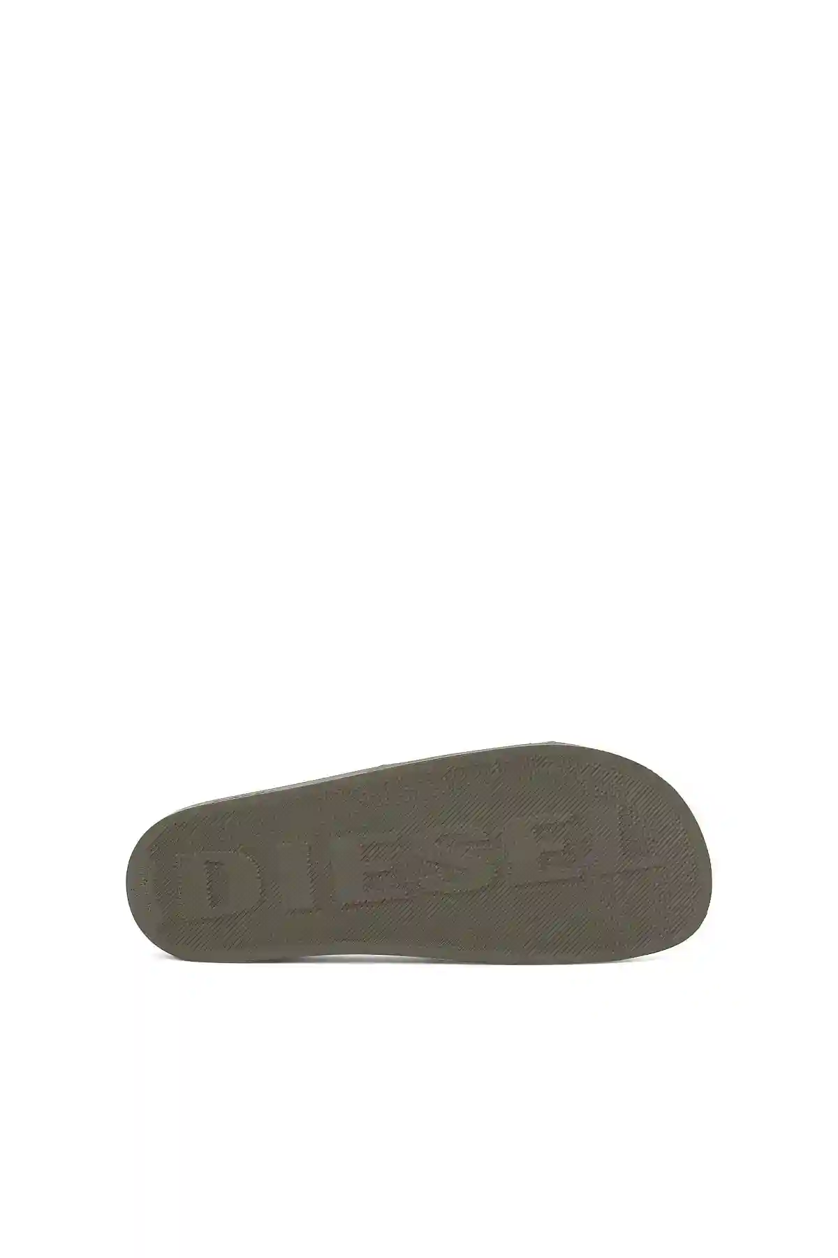 Green Pool slides with embossed logo