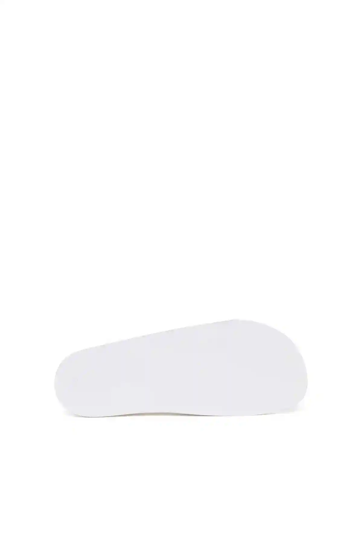 White Pool slides with embossed logo