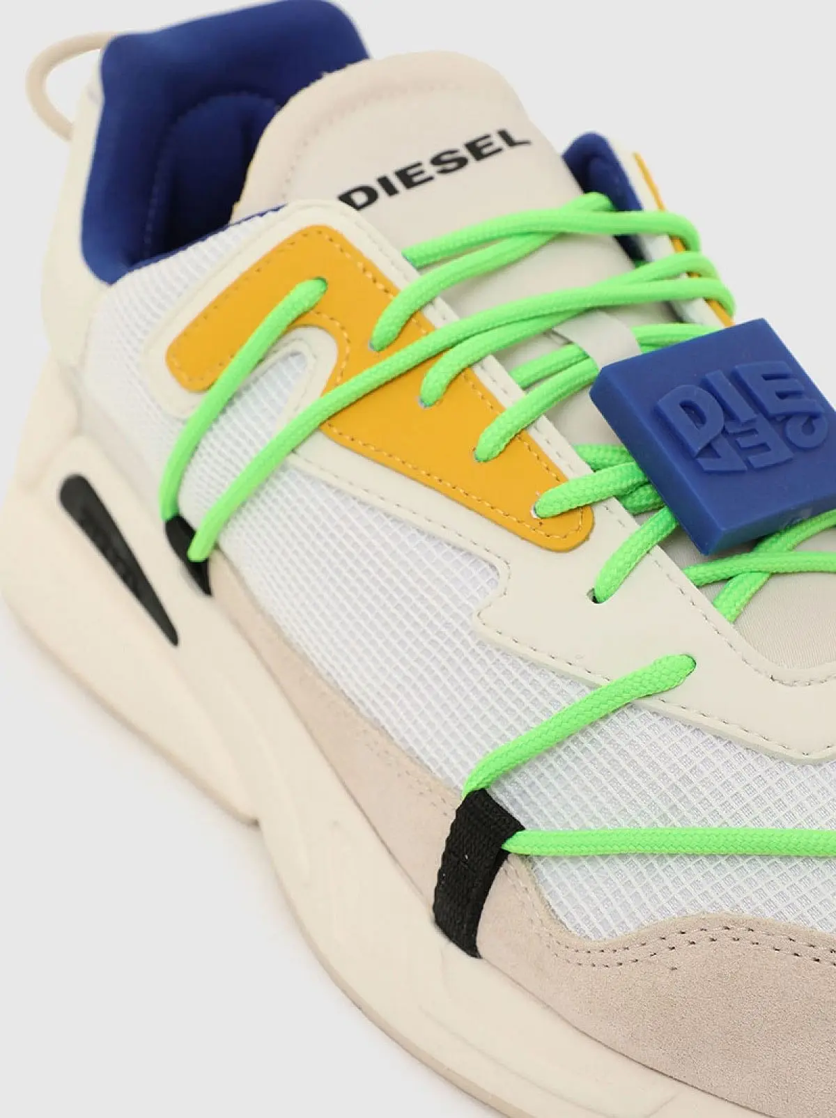Multicolor Sneakers in nylon mesh and suede