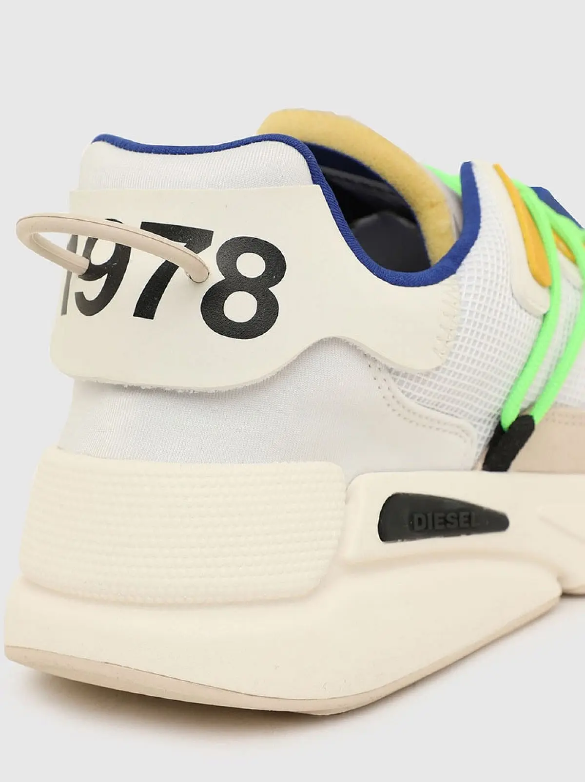Multicolor Sneakers in nylon mesh and suede
