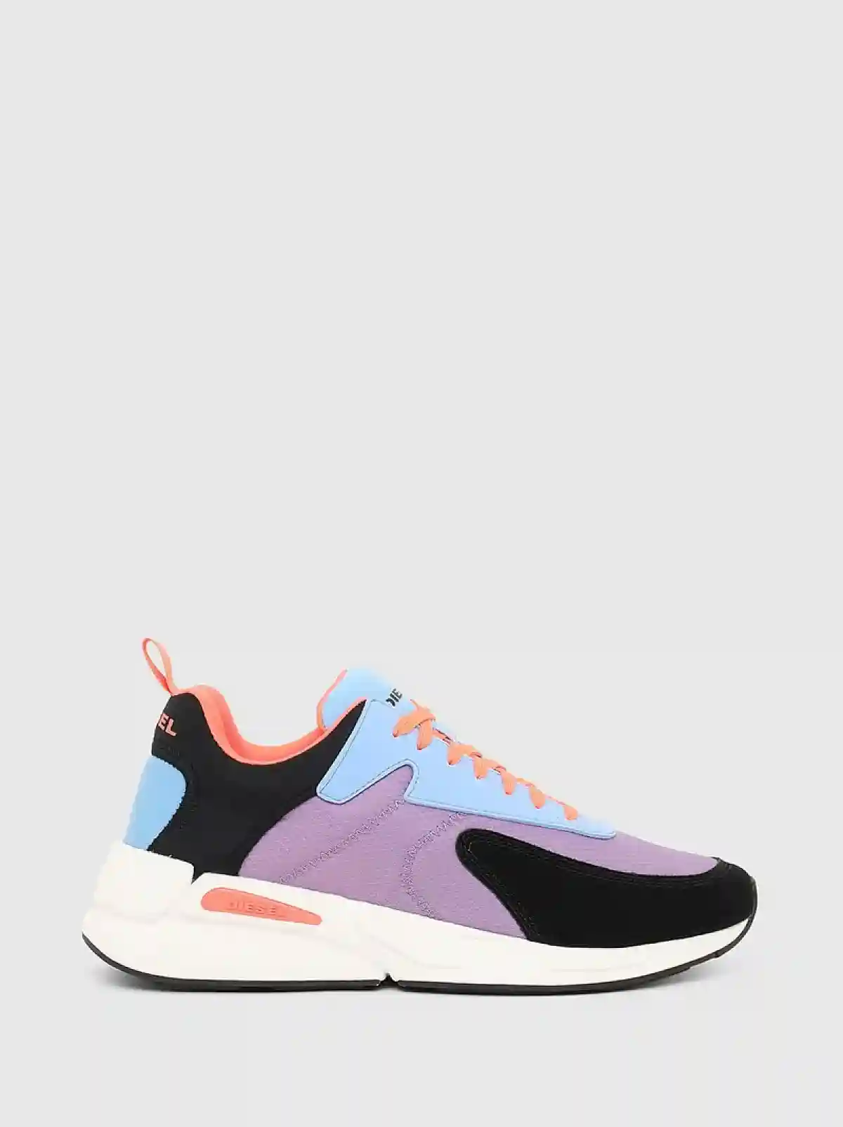 Multicolor Sneakers in ripstop nylon and suede