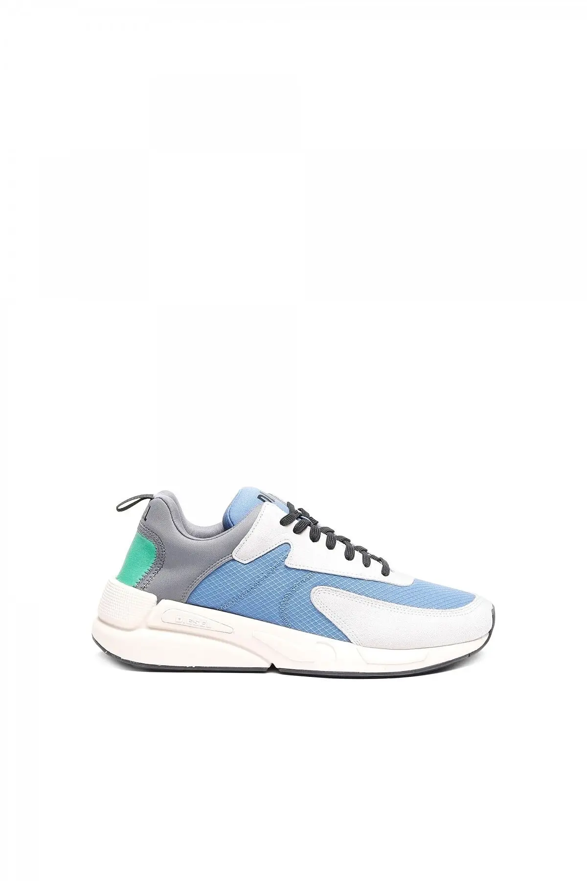Blue Sneakers in ripstop and suede