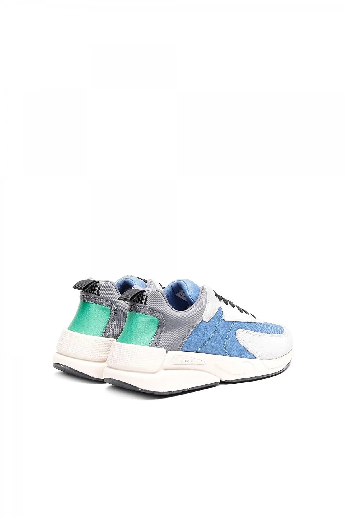 Blue Sneakers in ripstop and suede
