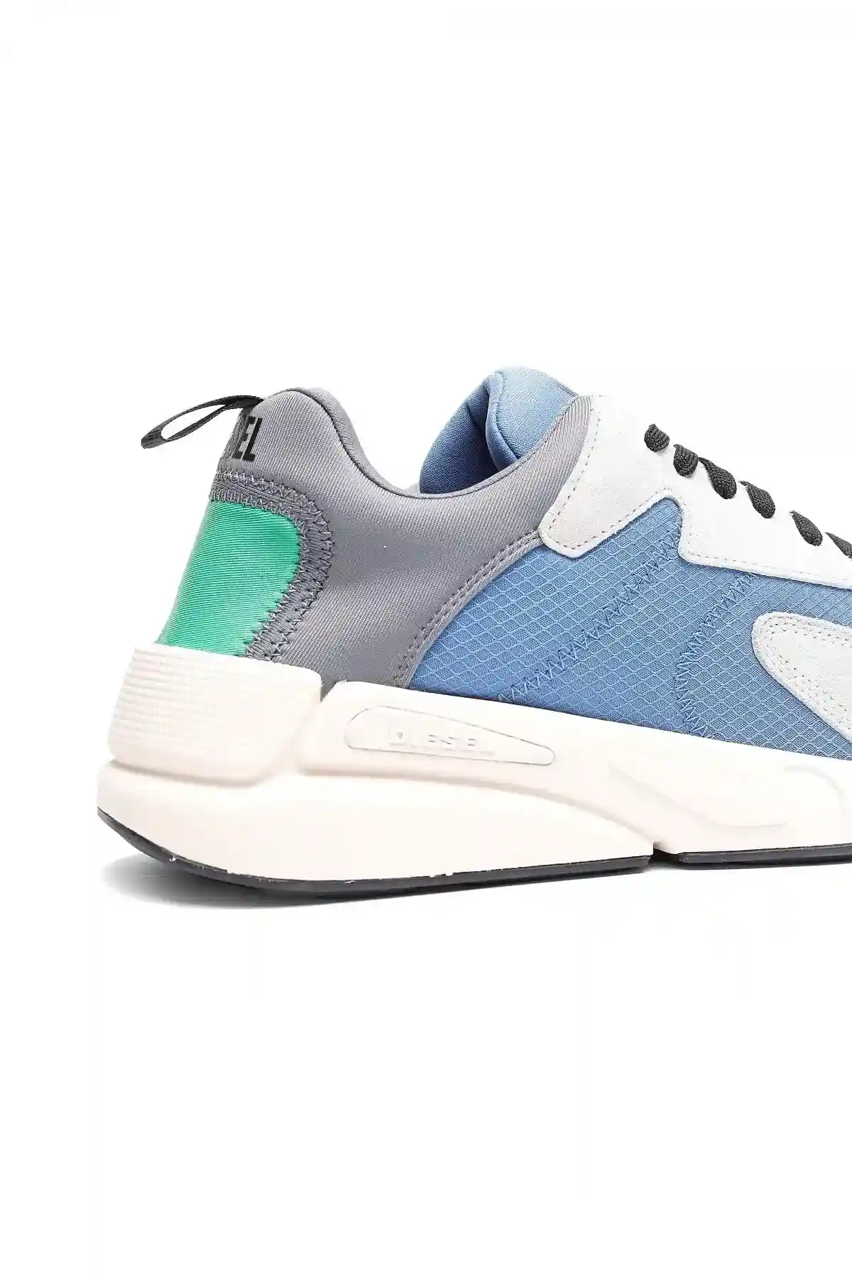 Blue Sneakers in ripstop and suede
