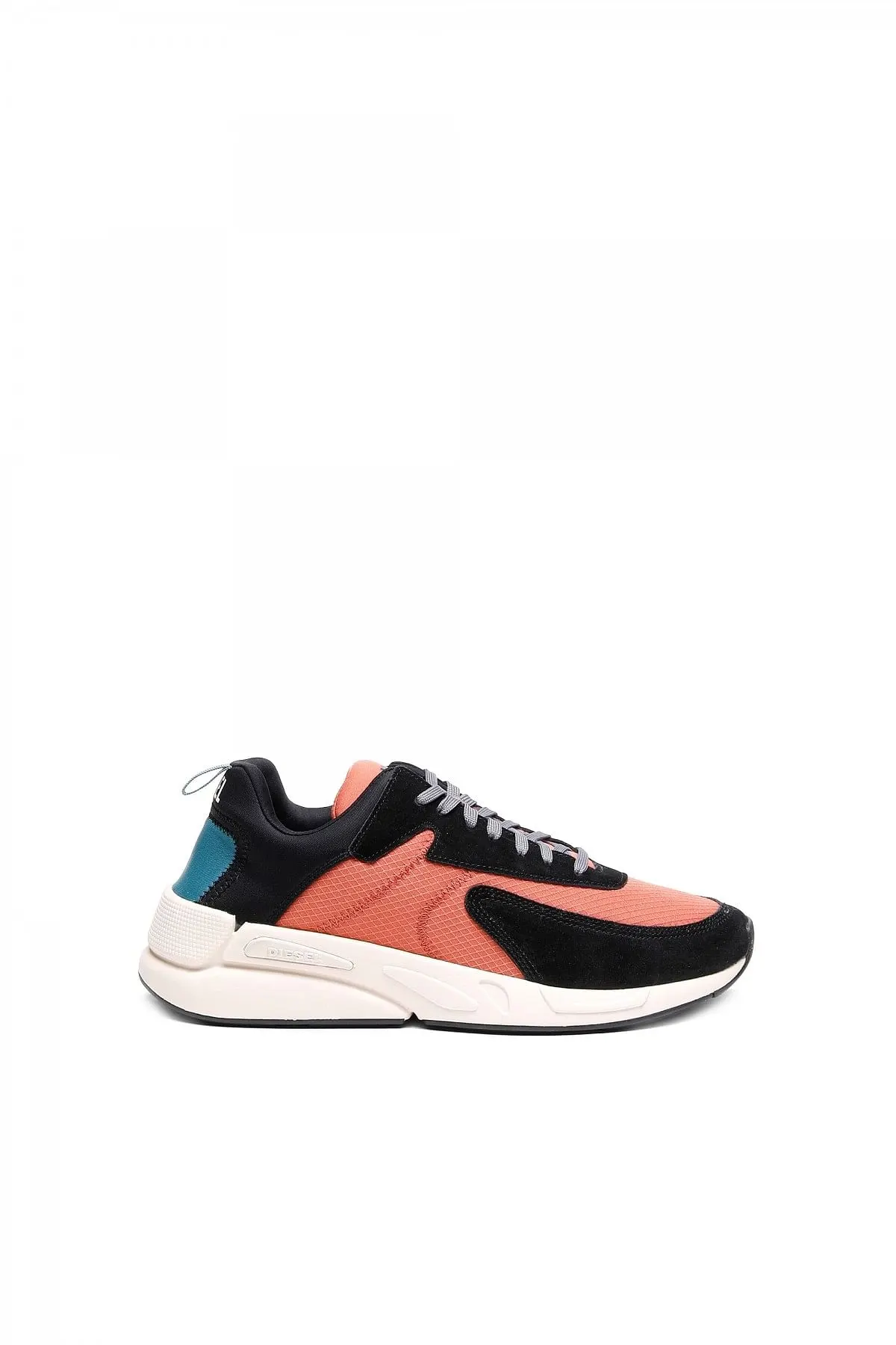 Black and Brown Sneakers in ripstop and suede