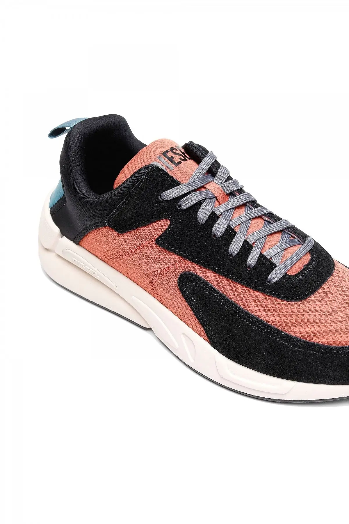 Black and Brown Sneakers in ripstop and suede