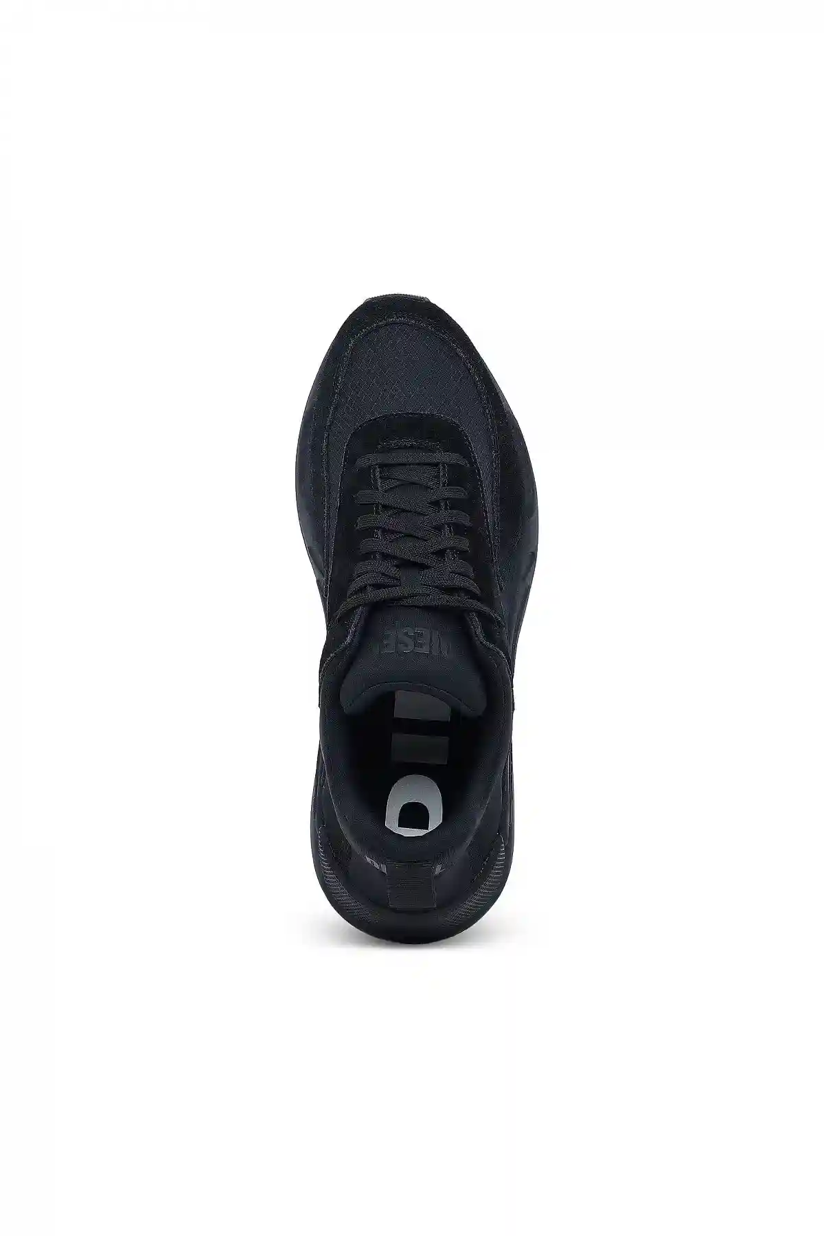 Black Sneakers in ripstop and suede