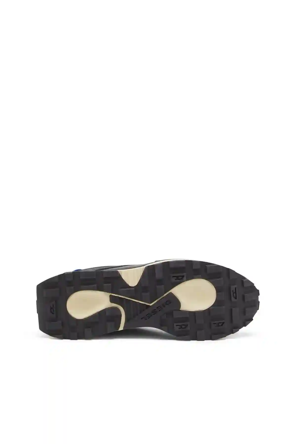 Grey and Black S-Tyche Low Cut-Sneakers in leather suede and nylon