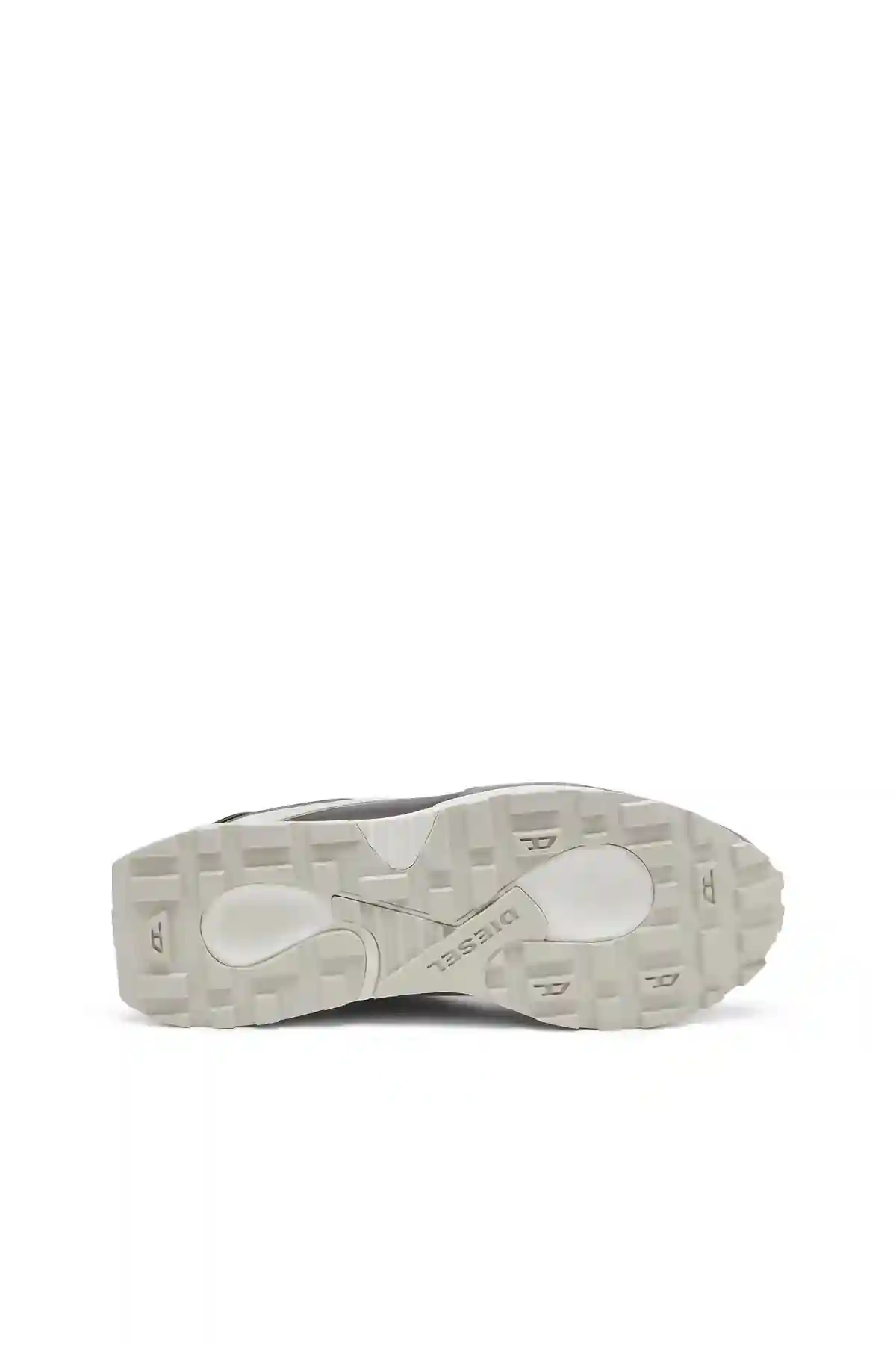 Grey S-Tyche Low Cut-Sneakers in leather suede and nylon