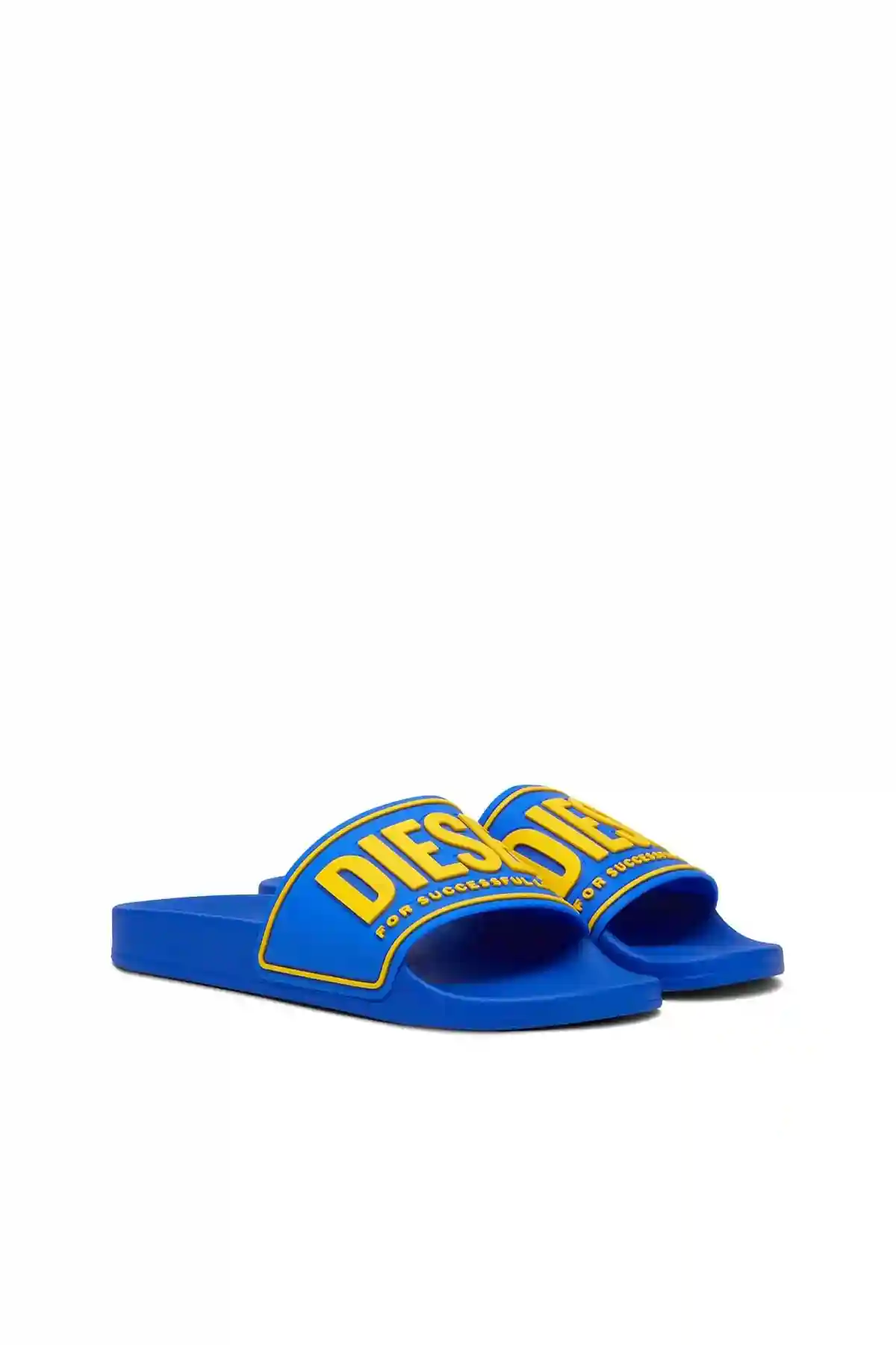 Blue Sa-Mayemi-Pool slides with 3D logo