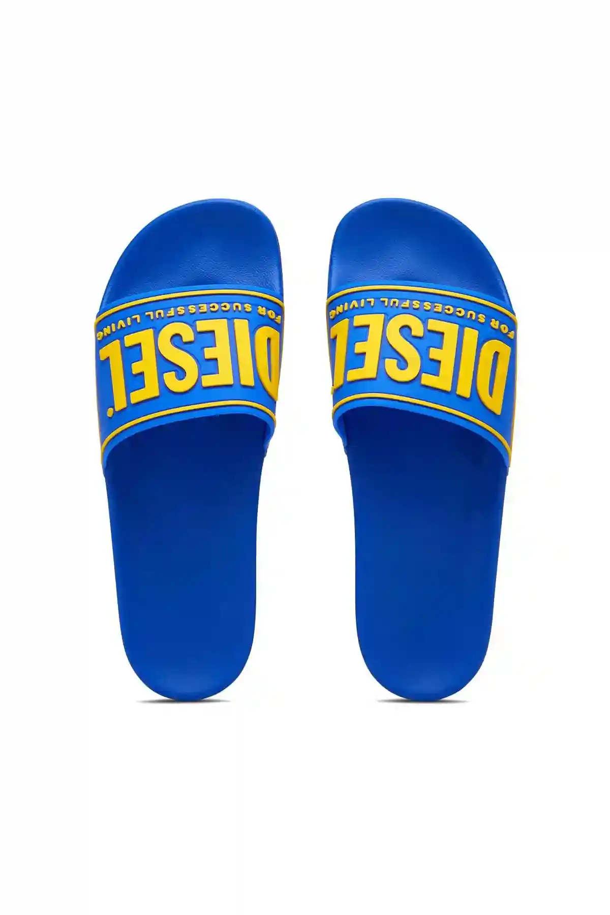 Blue Sa-Mayemi-Pool slides with 3D logo