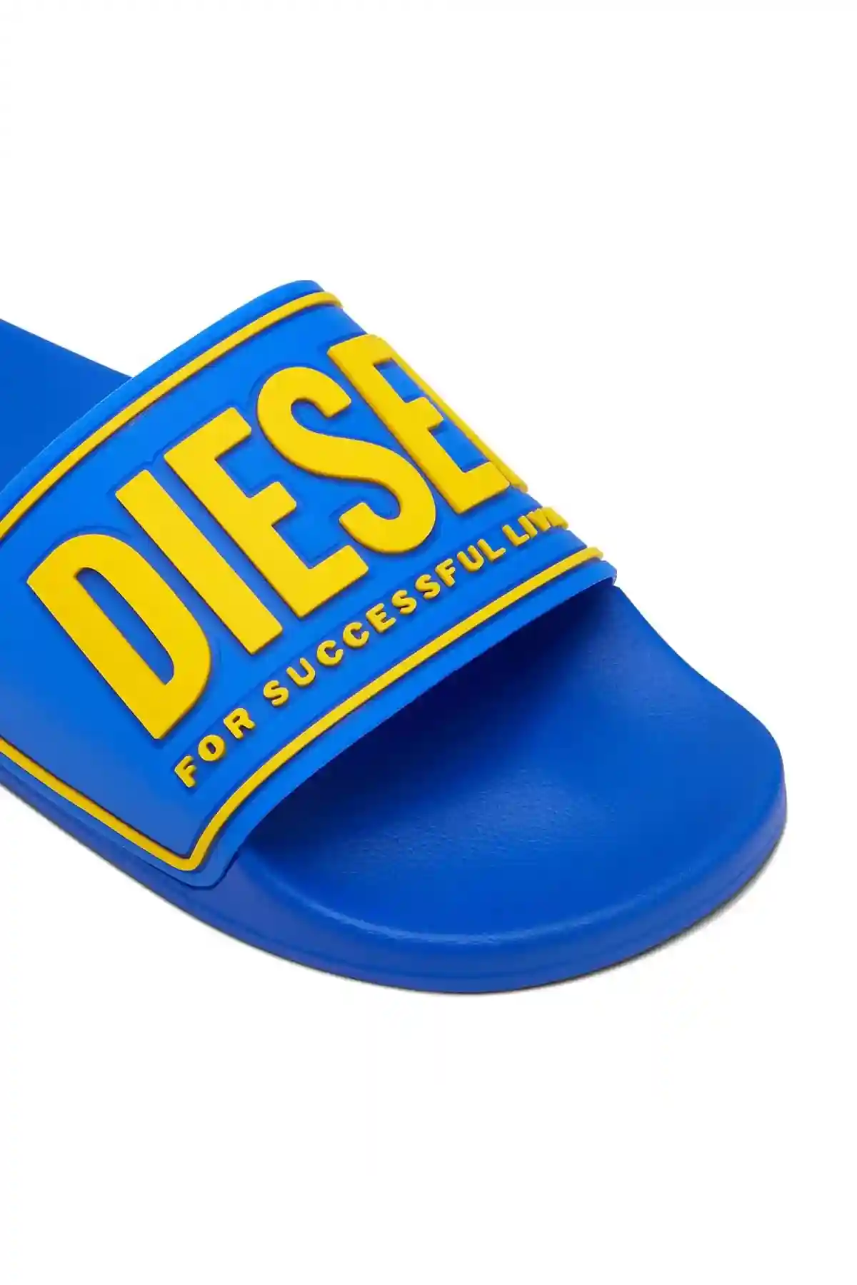 Blue Sa-Mayemi-Pool slides with 3D logo