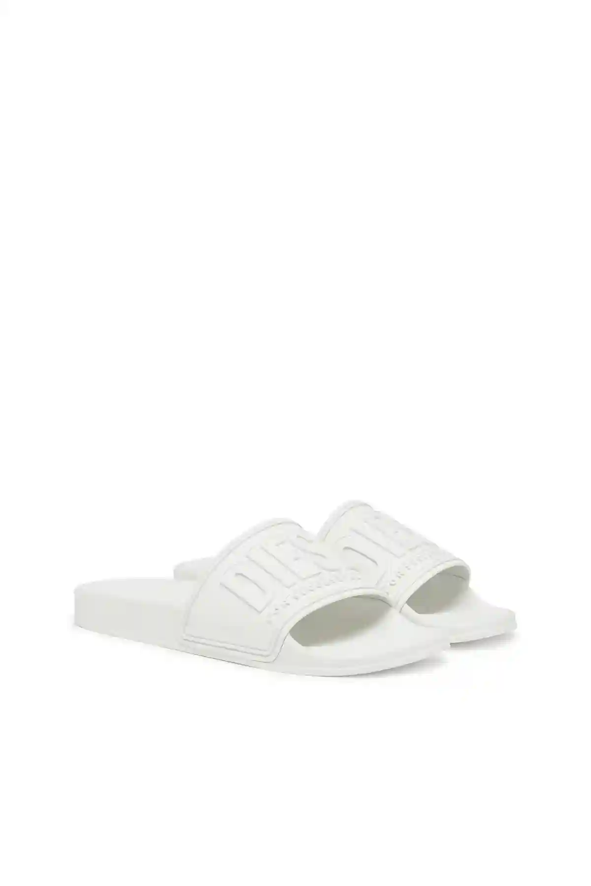 Multicolor Sa-Mayemi-Pool slides with 3D logo