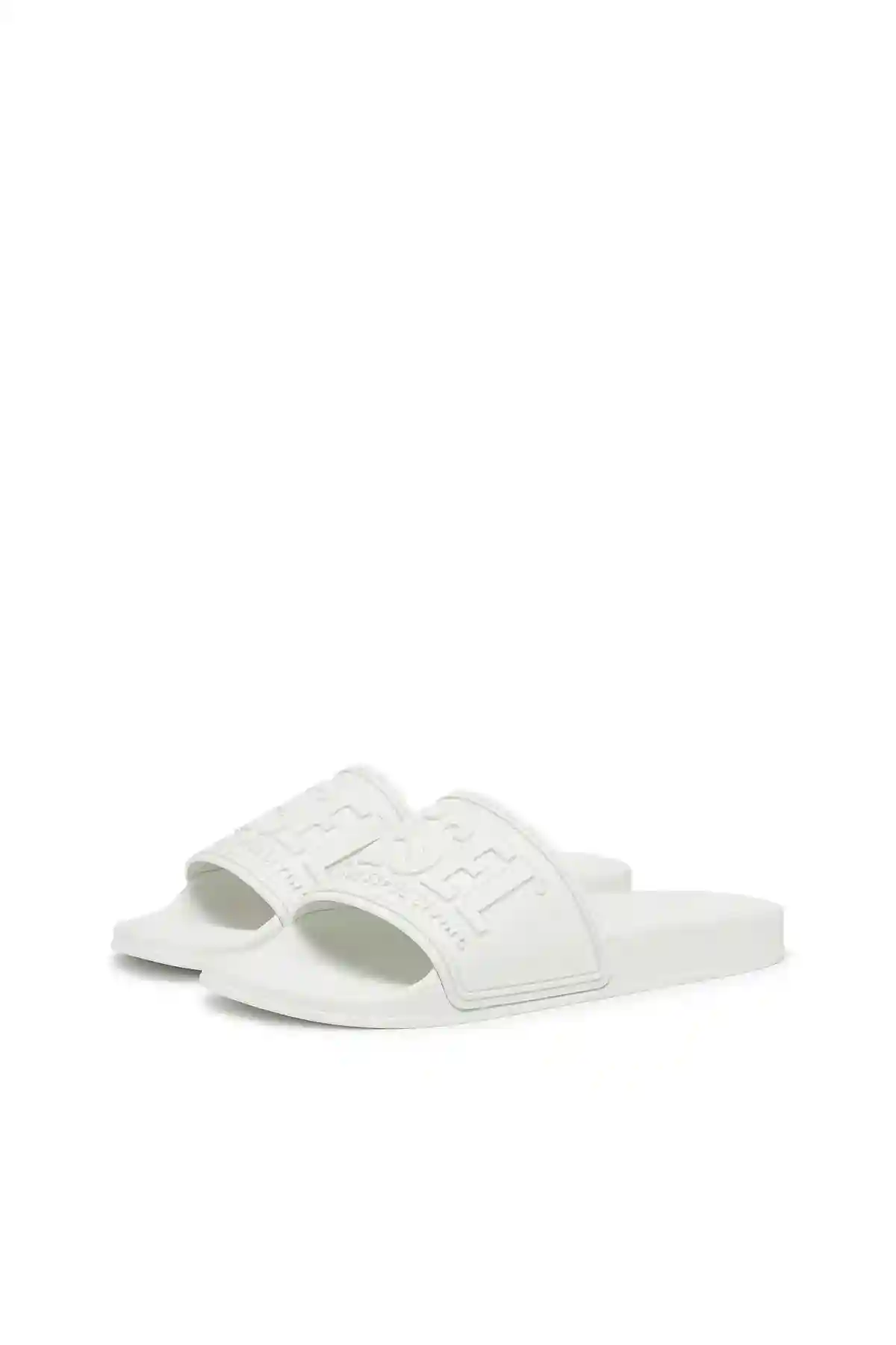 Multicolor Sa-Mayemi-Pool slides with 3D logo