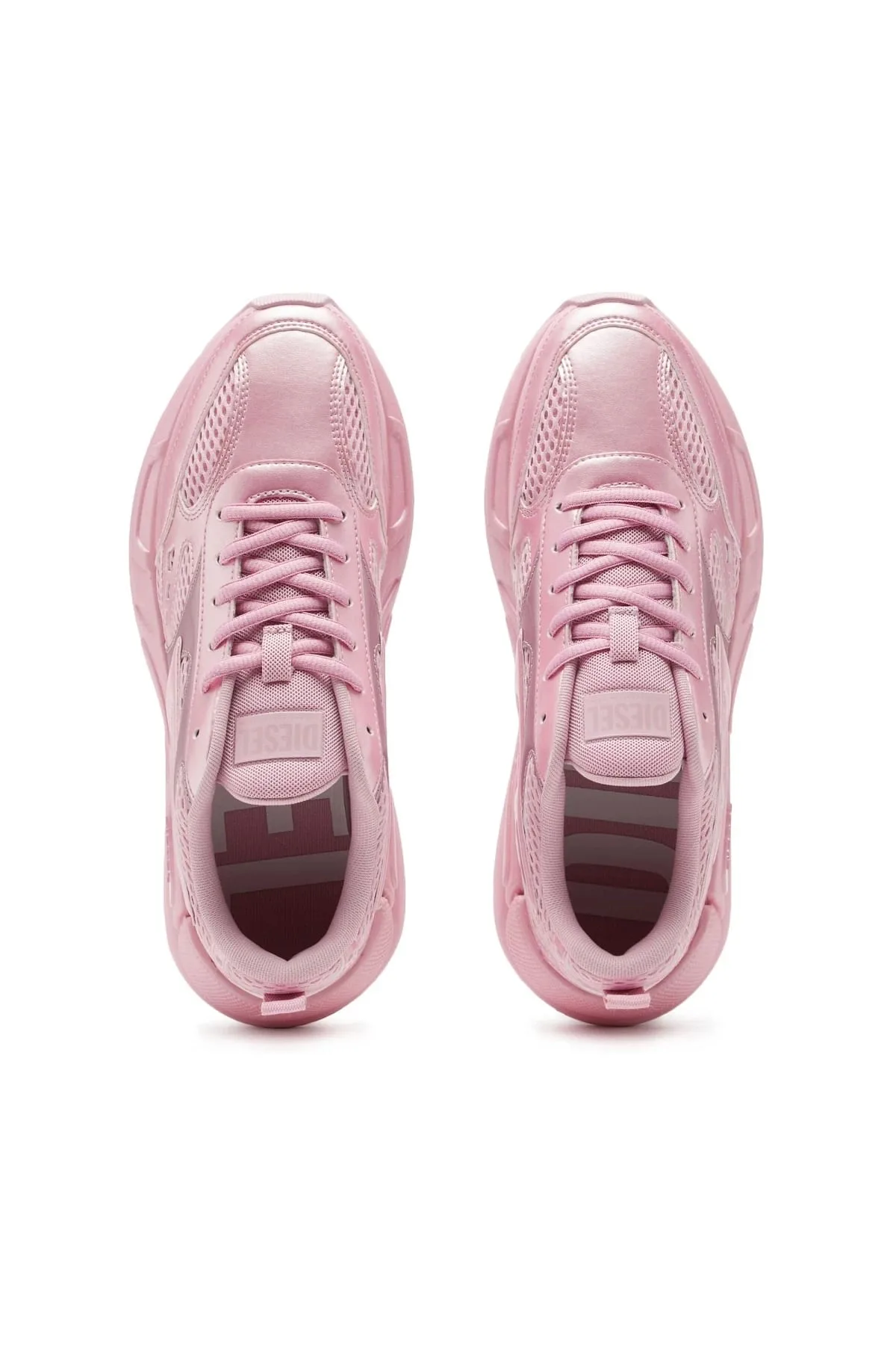 Pink S-Serendipity Sport W-Mesh sneakers with pearlescent overlays