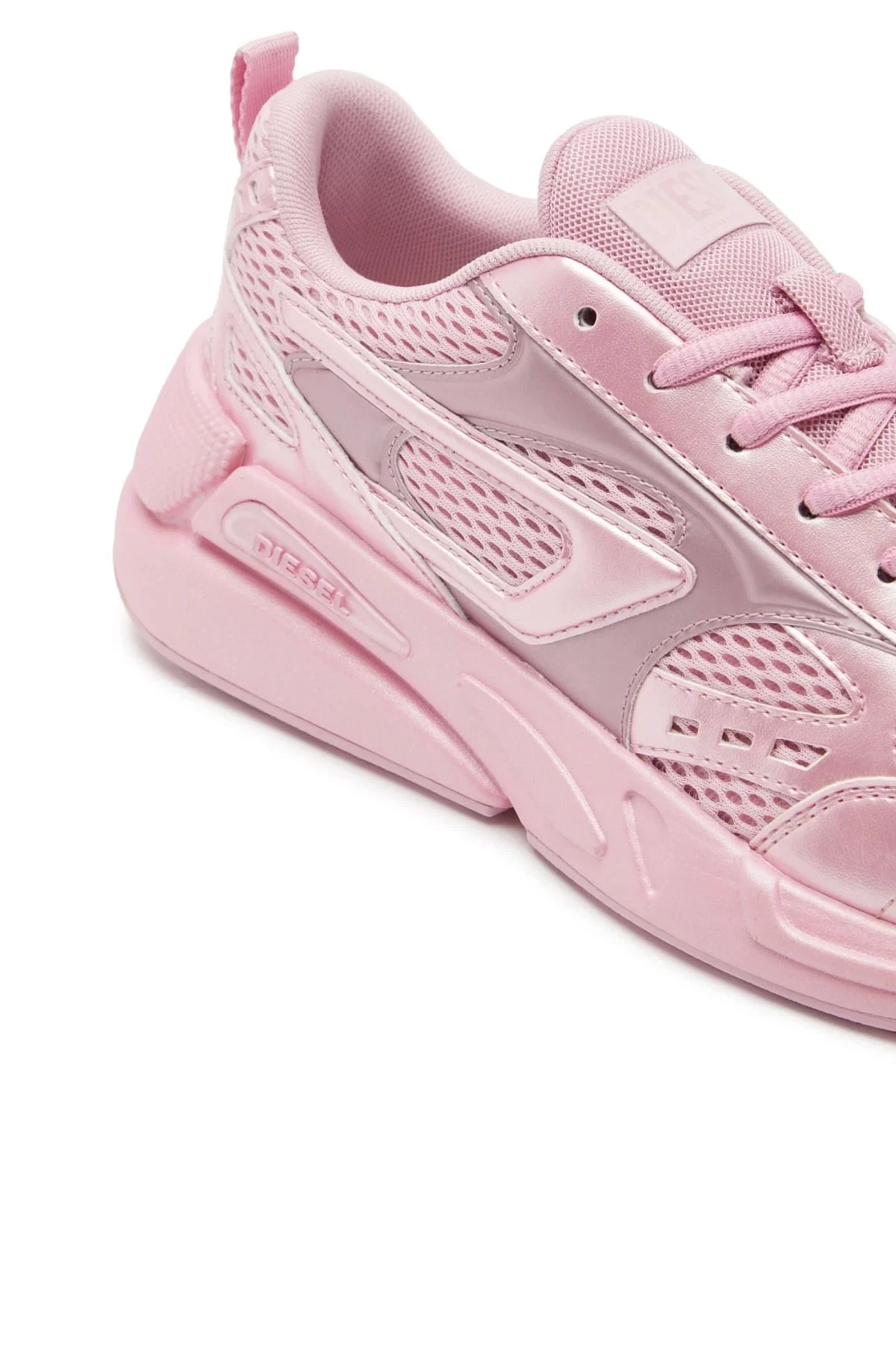 Pink S-Serendipity Sport W-Mesh sneakers with pearlescent overlays