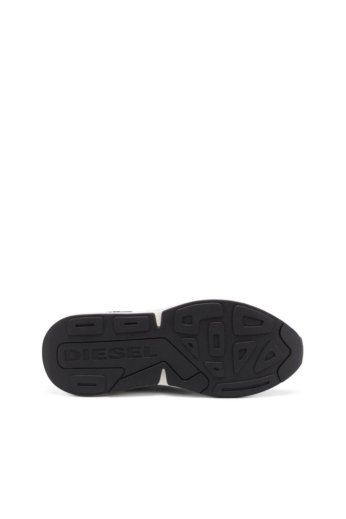 Black and White S-Serendipity-Sneakers in mesh and suede