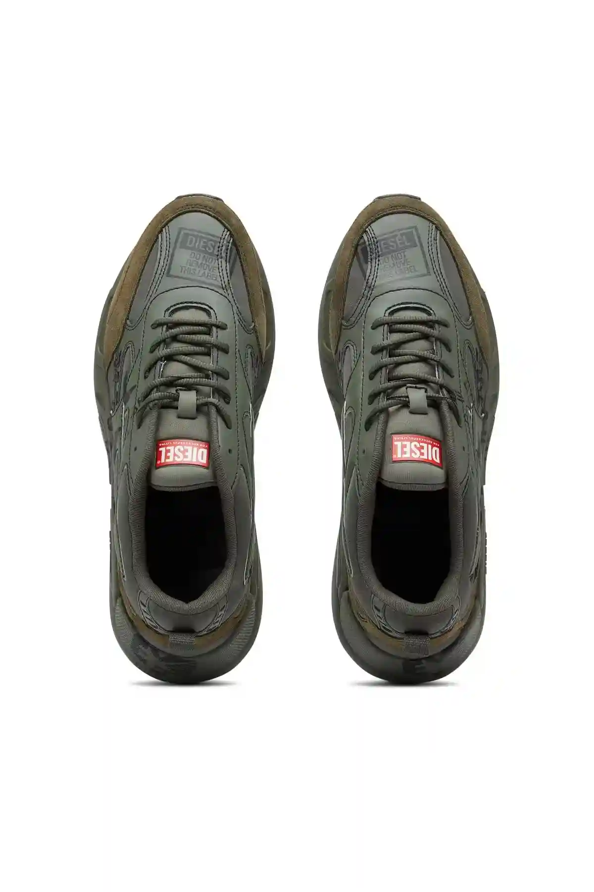 Green S-Serendipity Sport-Sneakers with graphic logo prints