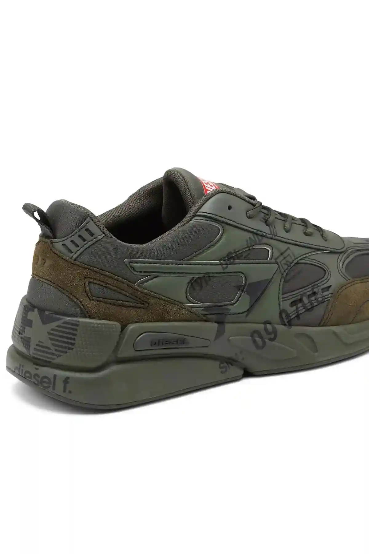 Green S-Serendipity Sport-Sneakers with graphic logo prints