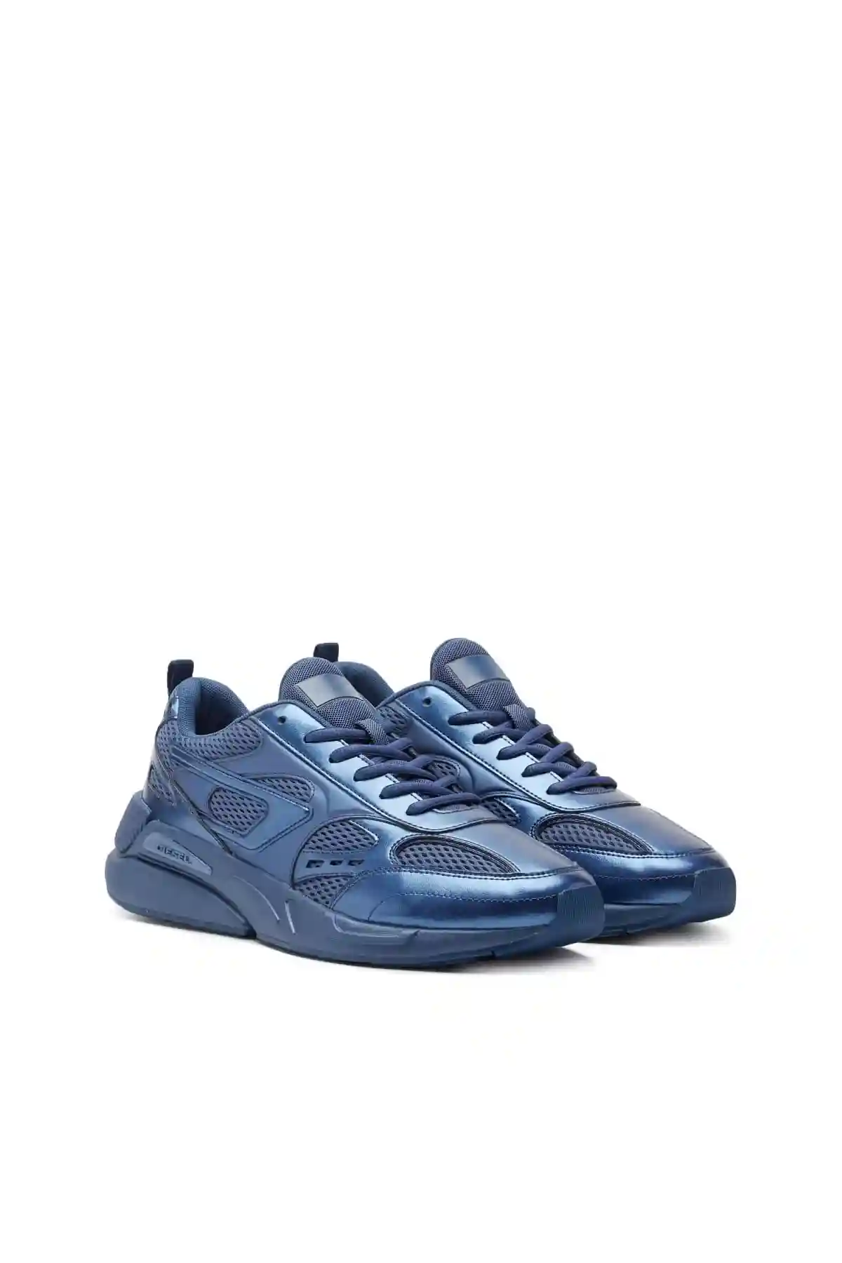 Blue S-Serendipity Sport-Monochrome pearlised mesh sneakers