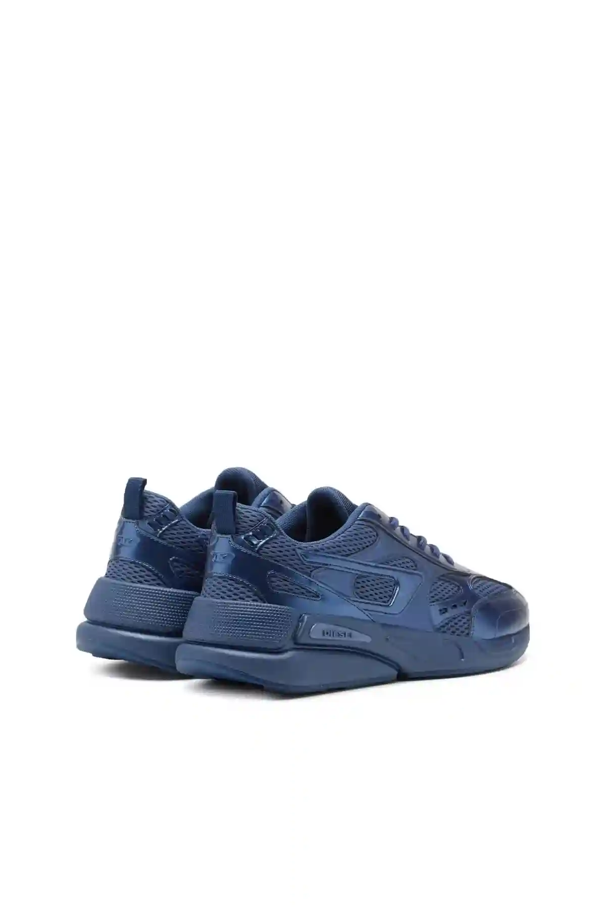 Blue S-Serendipity Sport-Monochrome pearlised mesh sneakers