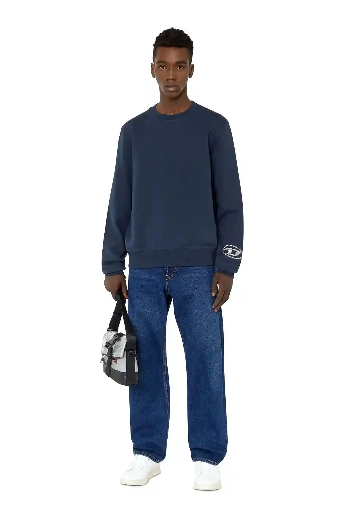 Multicolor S-Athene Low-Low-top leather sneakers with D patch