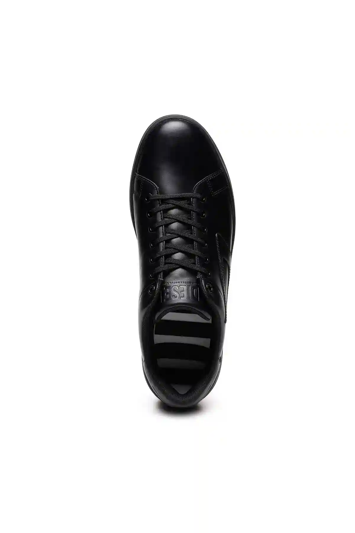 Black S-Athene Low-Low-top leather sneakers with D patch