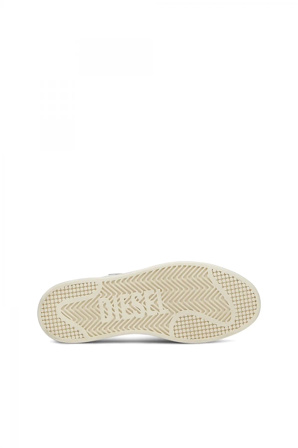 White and Grey S-Athene Low-Sneakers with colour dust treatment