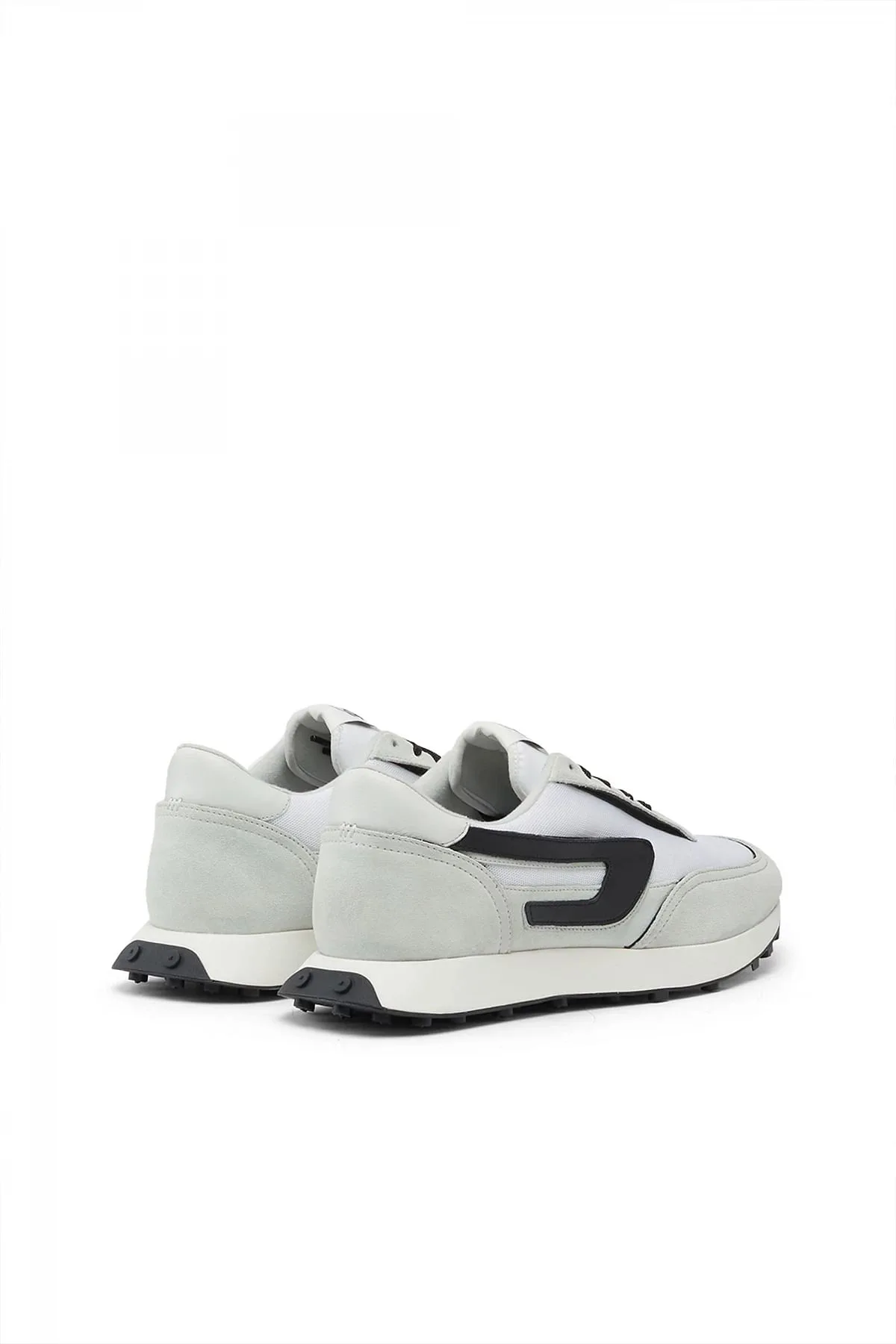 Black and White S-Racer Lc-Mesh sneakers with D logo