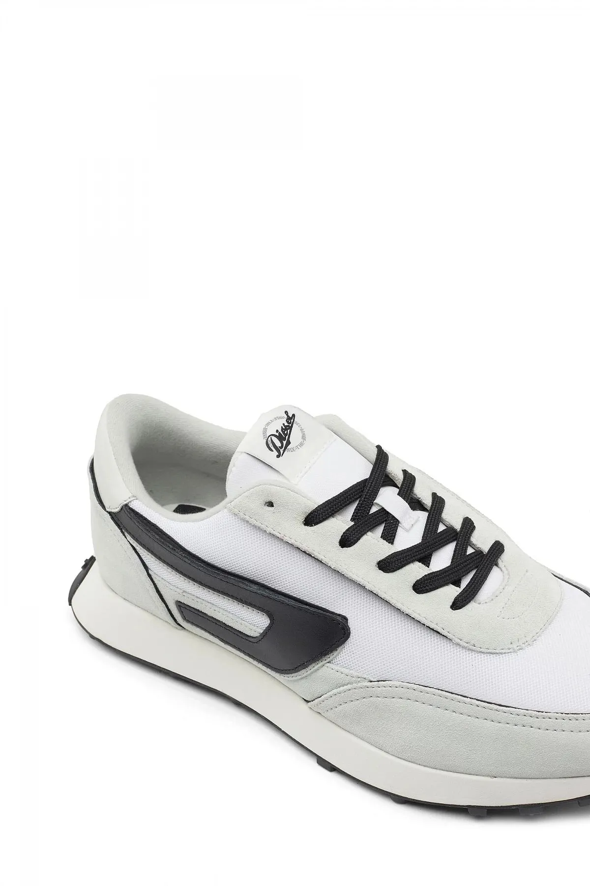 Black and White S-Racer Lc-Mesh sneakers with D logo