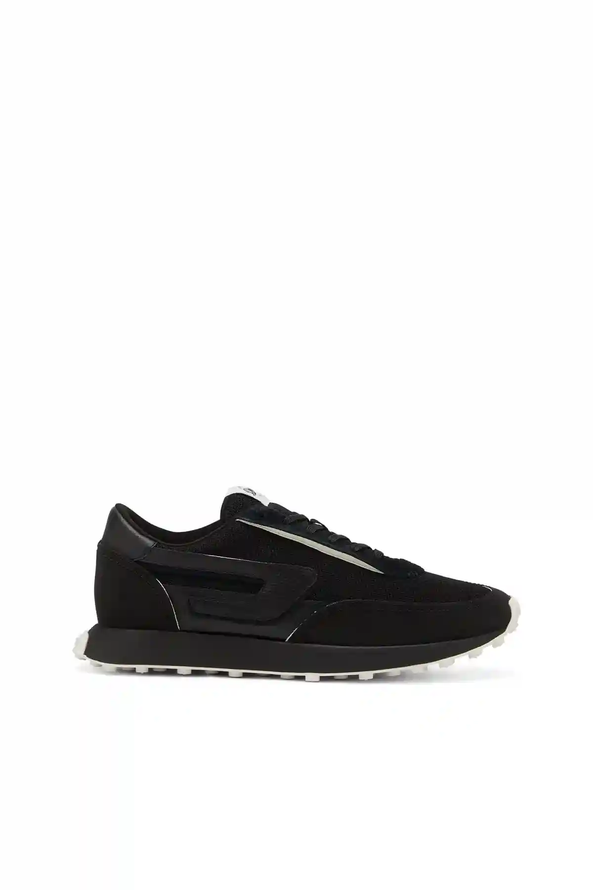 Black S-Racer Lc-Sneakers in mesh suede and leather